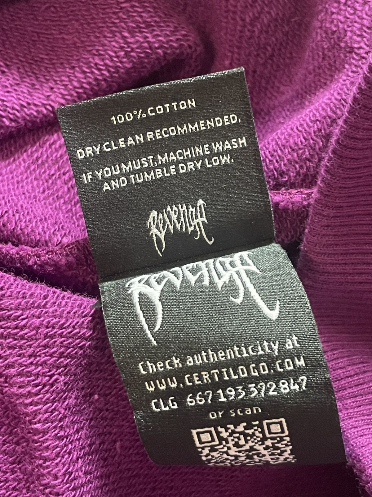 Revenge XXXTentacion Mugshot Hoodie Purple