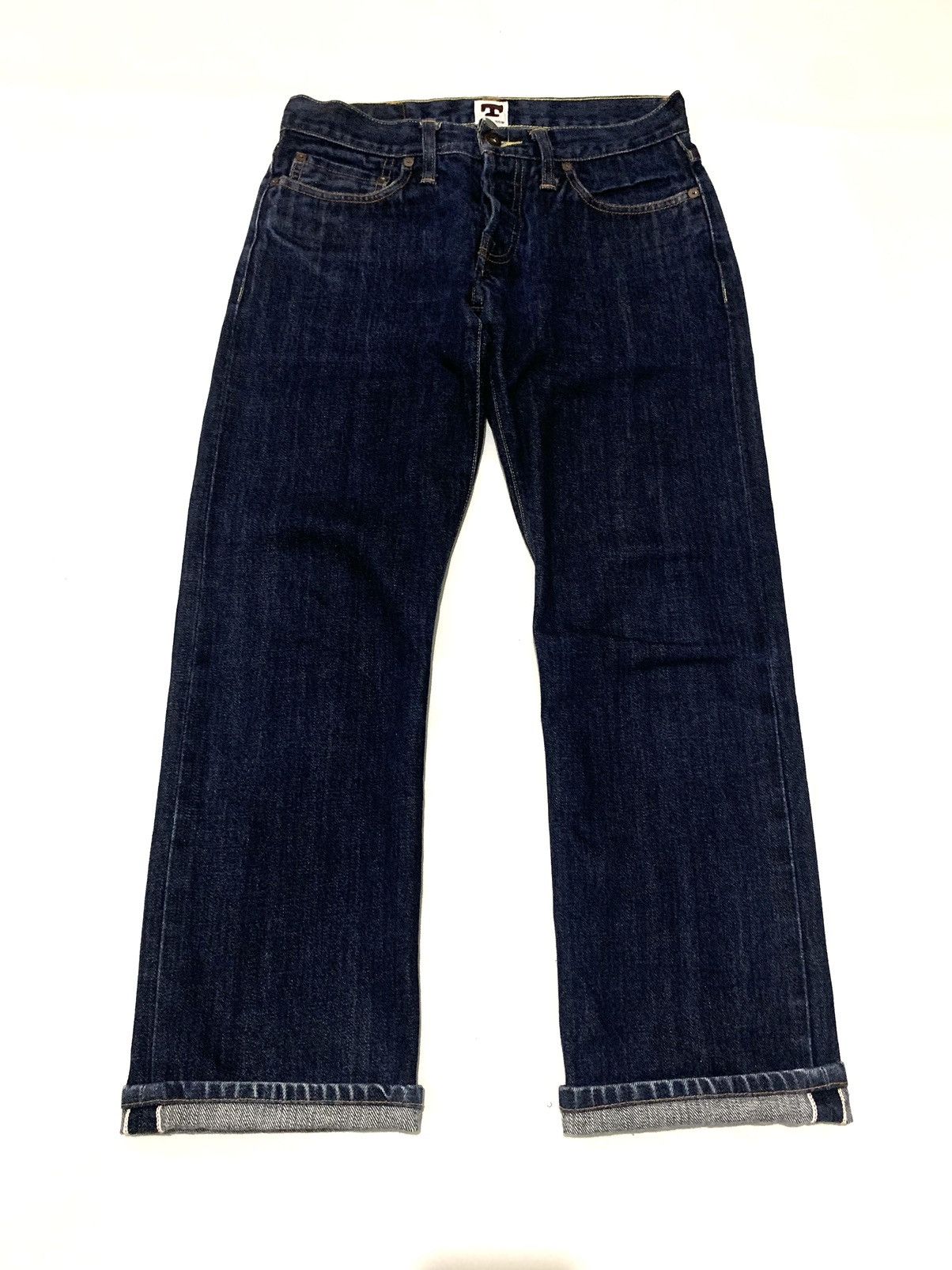 image of Distressed Denim x Made In USA Tellason Usa Selvedge Denim Jeans Pants in Indigo, Men's (Size 30)