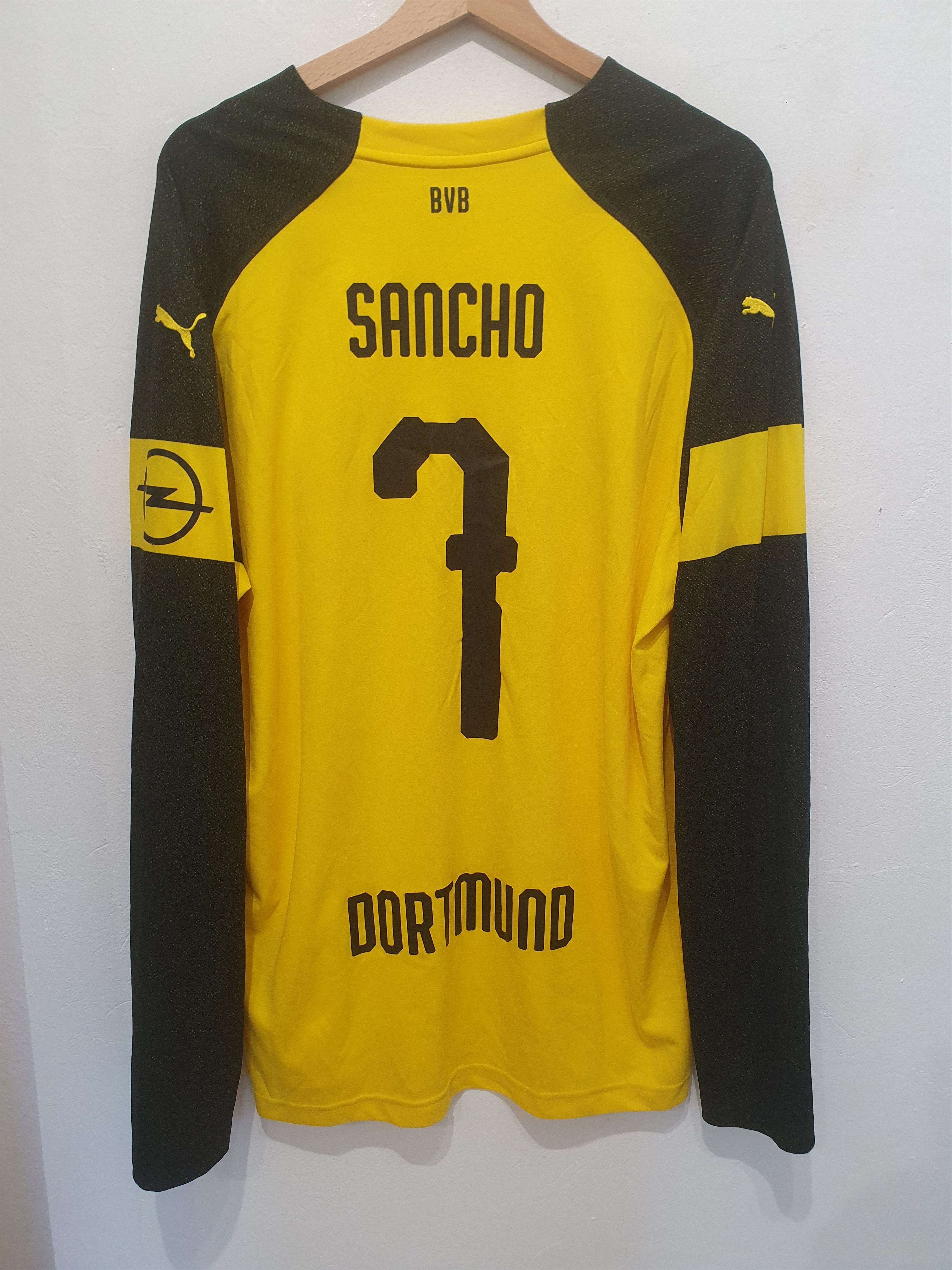 image of Jersey x Puma Sancho Borussia Dortmund Bvb Size XL / 2Xl Longsleeve in Yellow, Men's