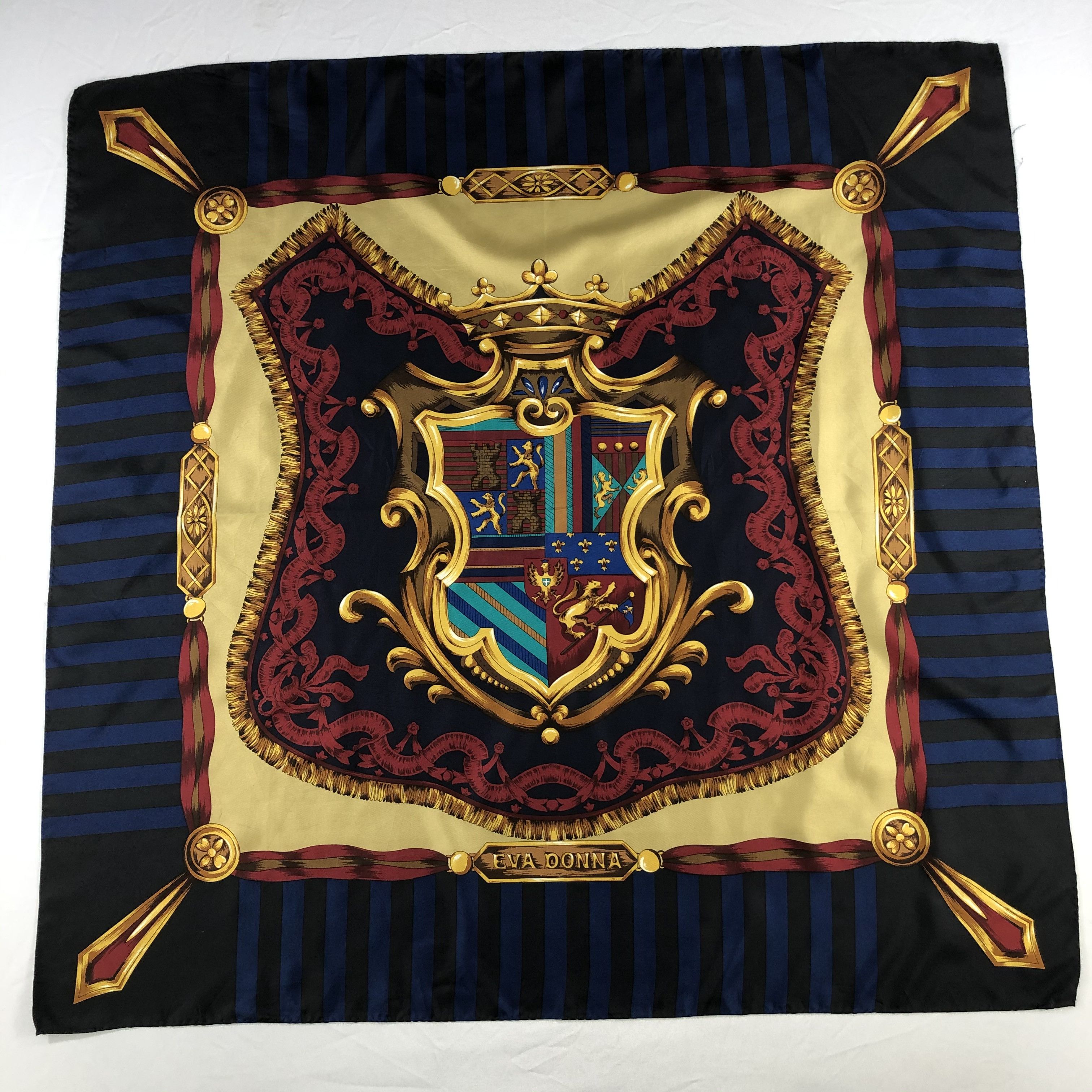 Vintage Vintage Eva Donna Silk Scarf Size ONE SIZE - 2 Thumbnail