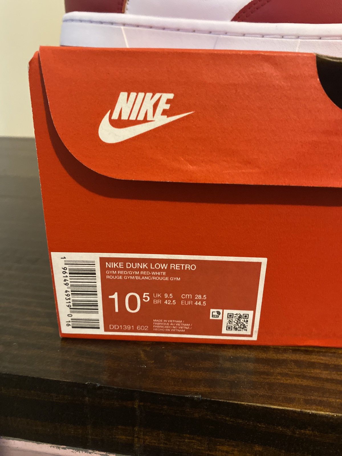 Nike Nike Dunk Low Retro Size US 10.5 / EU 43-44 - 6 Thumbnail