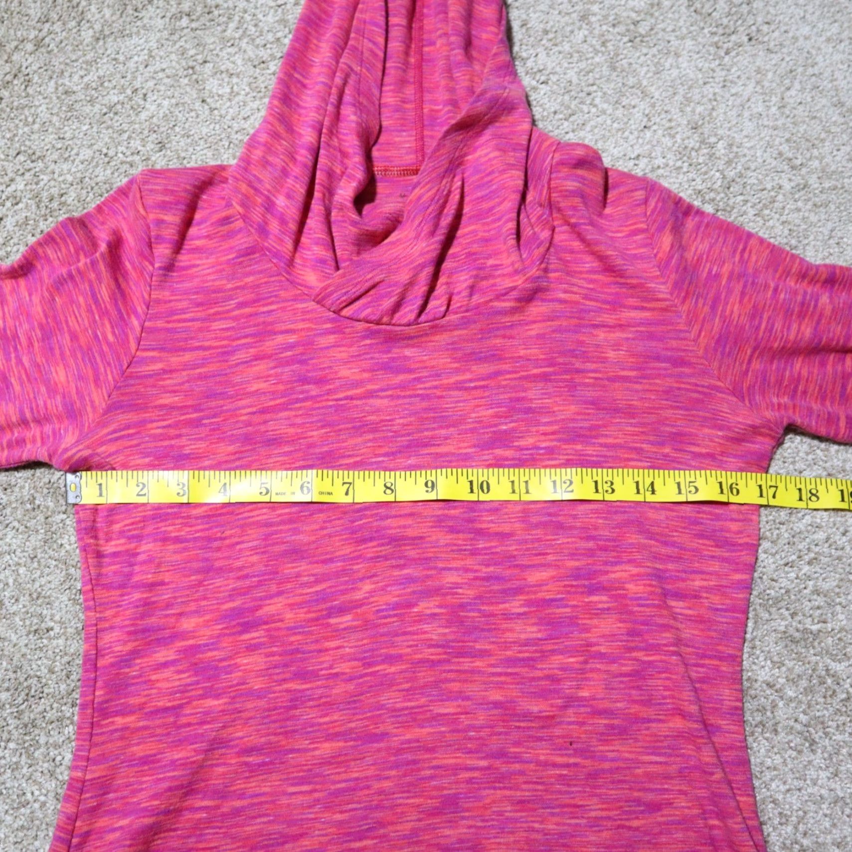 Pinko Columbia Hoodie Women Large L Pink Lightweight Zip Front Jacket Size L / US 10 / IT 46 - 3 Thumbnail