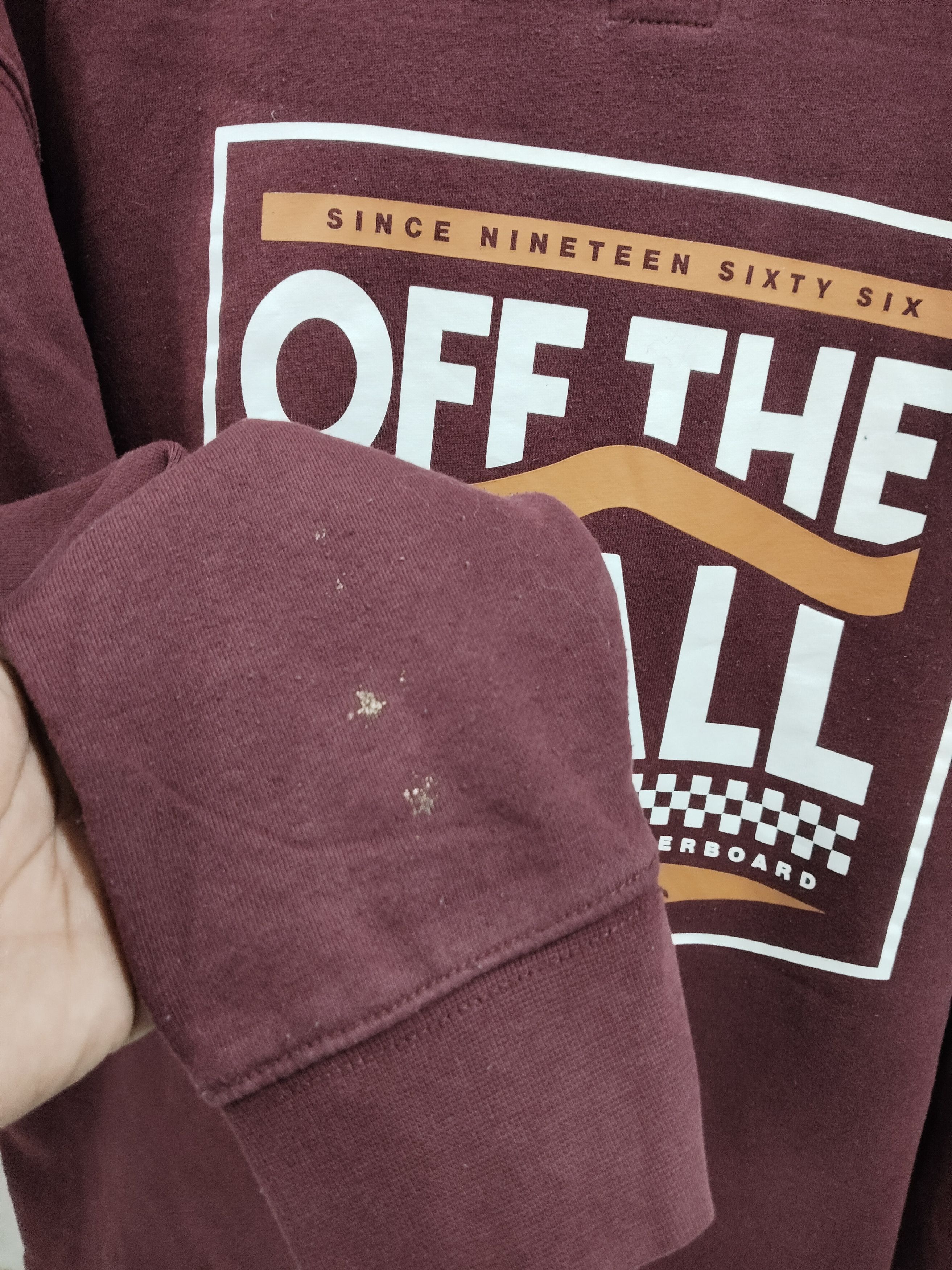 Vans Vintage 90s Vans Of The Wall Big Logo Hoodie Sweatshirt Size US L / EU 52-54 / 3 - 7 Thumbnail