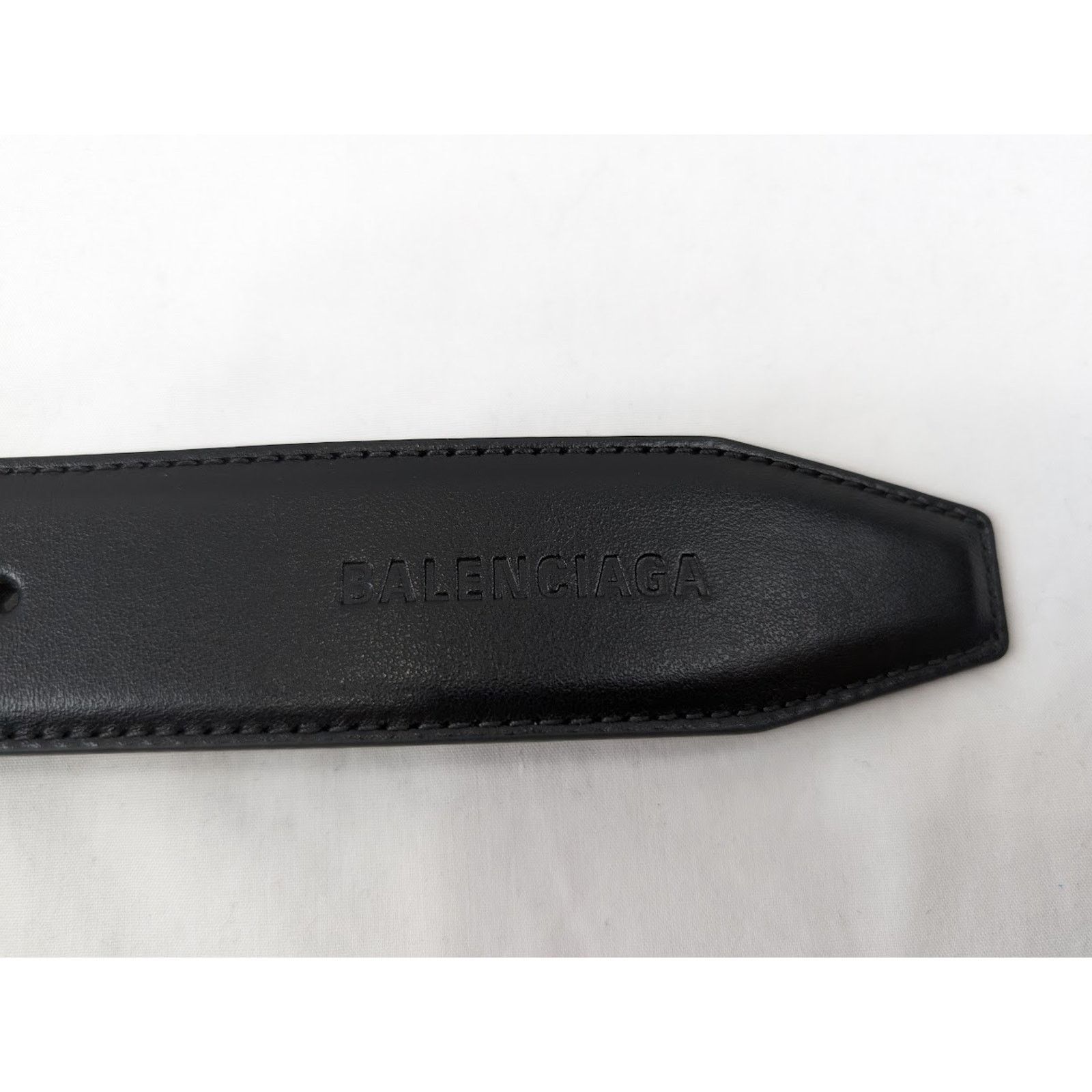 Balenciaga × Under Armour o1rshd1 Size: 95 CM / Calf Plutone Belt in Black Size 38 - 8 Thumbnail