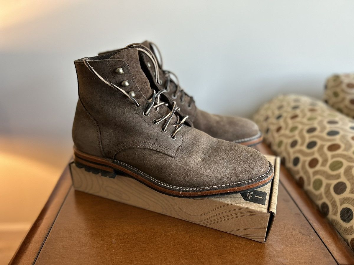 Parkhurst Parkhurst Allen Stitchdown in Stone Waxed Mohawk Size US 12 / EU 45 - 3 Thumbnail