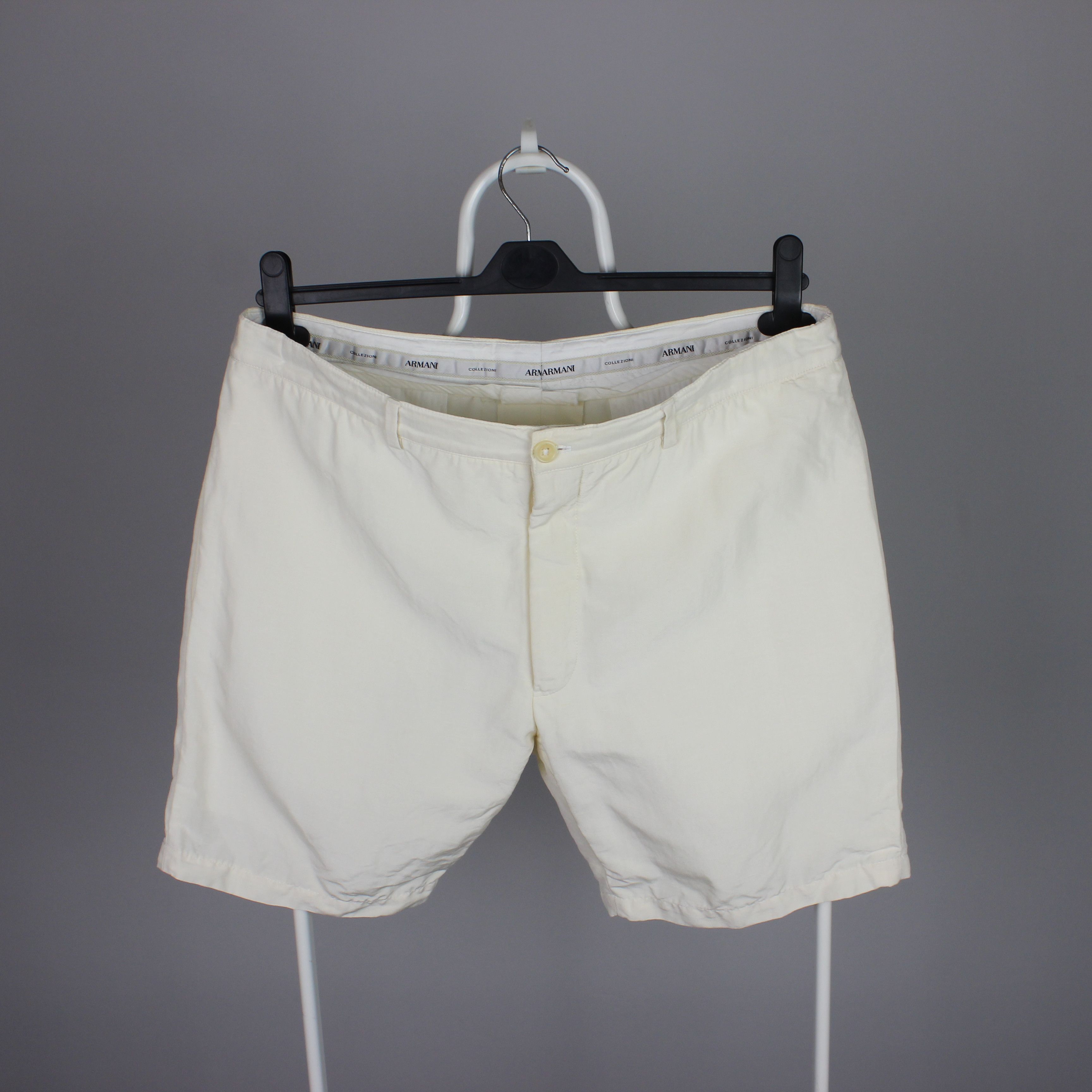 Armani Collezioni Armani Collezioni shorts linen full L XL casual Size US 34 / EU 50 - 1 Thumbnail