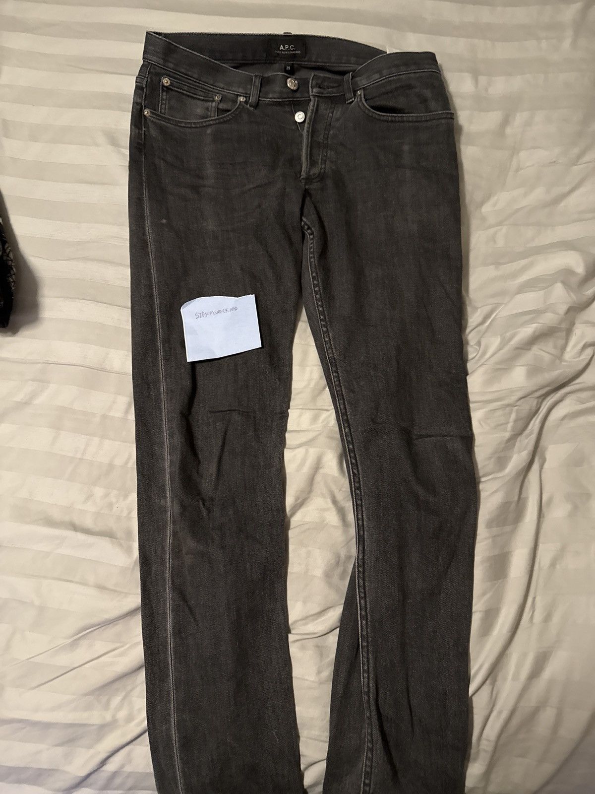 APC PETIT NEW STANDARD STRETCH SLIM GREY DENIM