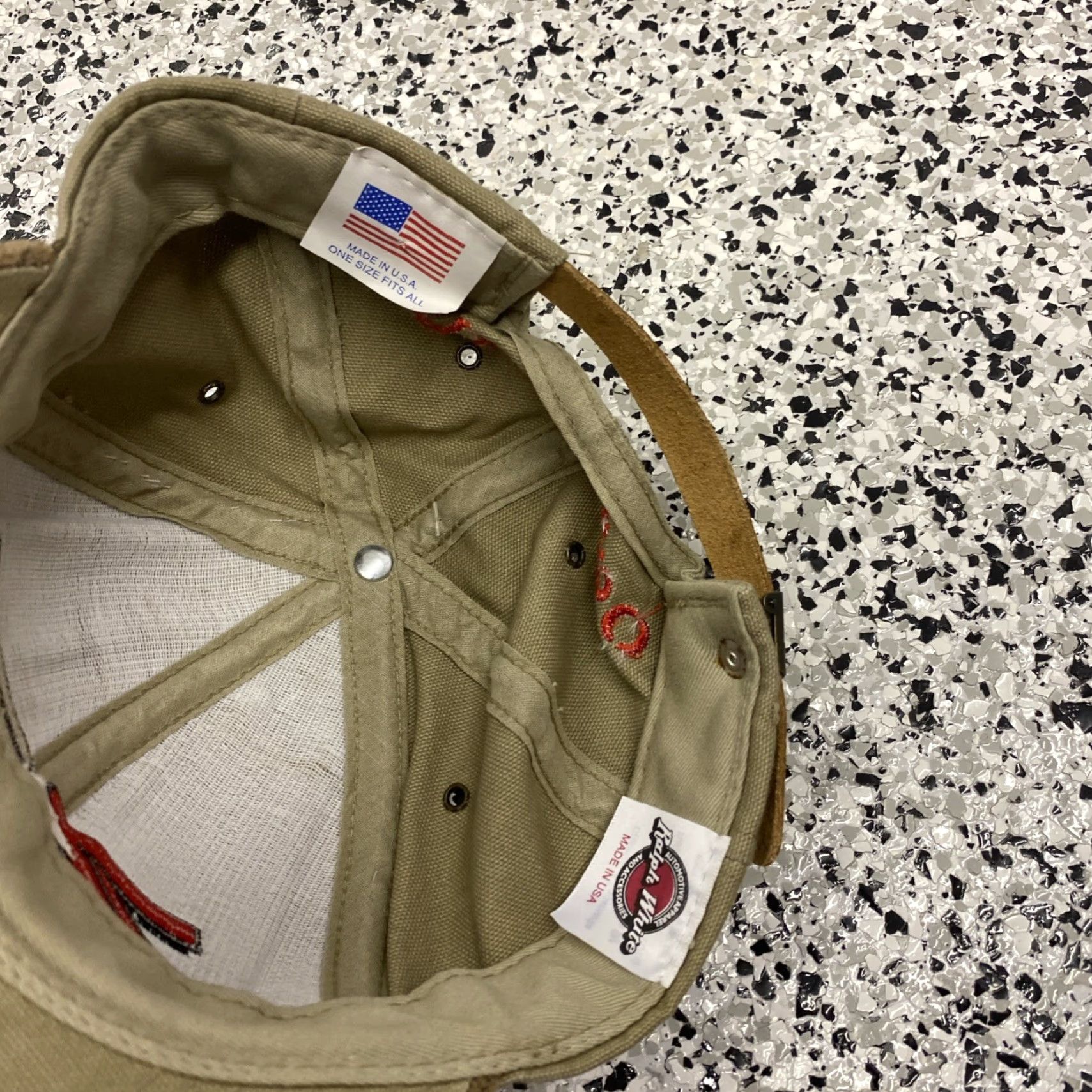 Vintage VINTAGE Ralph White Chevrolet Silverado Z71 Strapback Hat Made in USA White Adjustable Cap Men's? Size ONE SIZE - 2 Thumbnail