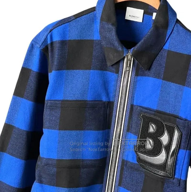 Burberry Burberry Blue Cotton Plaid Long Sleeve Shirt. Size US S / EU 44-46 / 1 - 4 Thumbnail