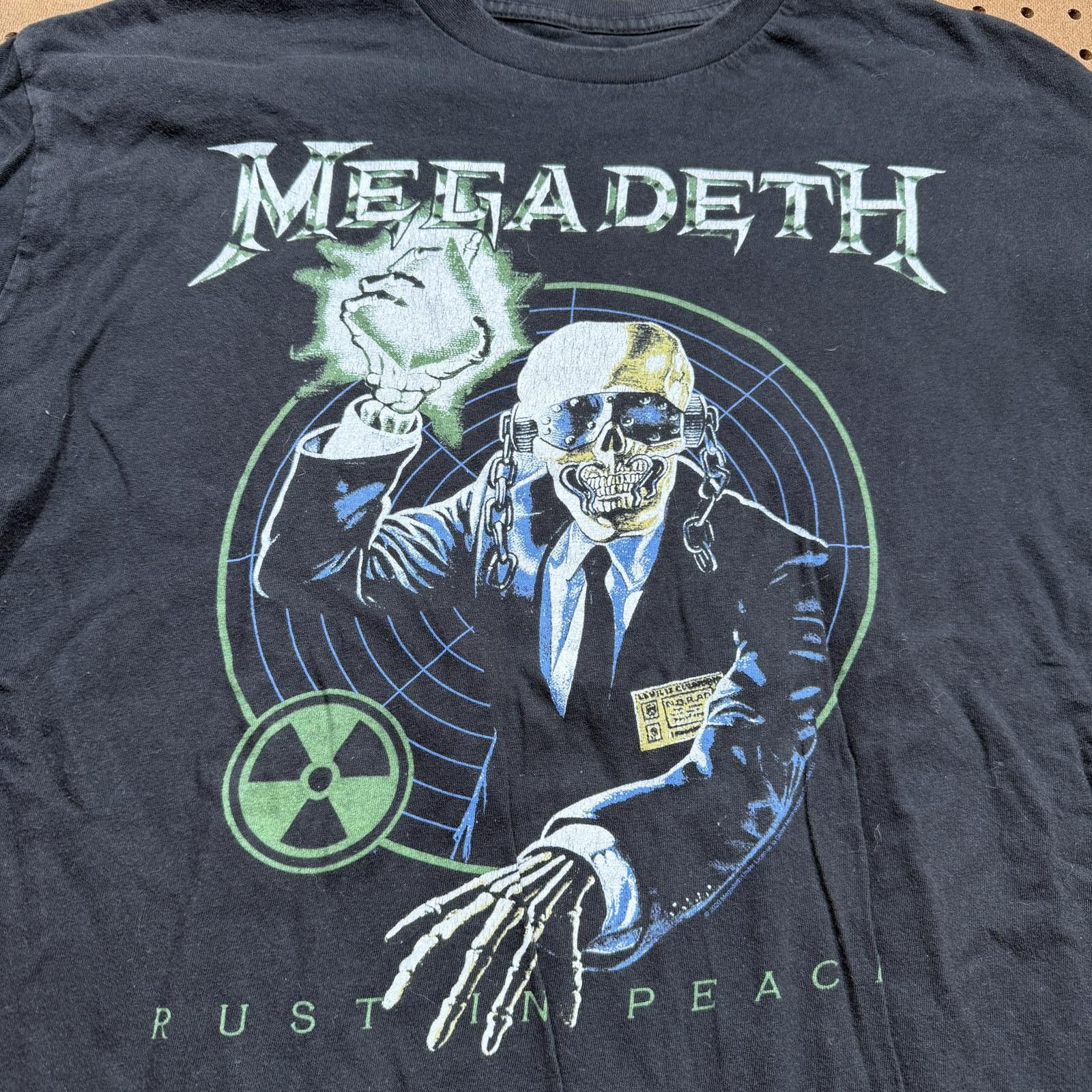 Designer Megadeth Y2K Uranium Norad Rust in Peace T-Shirt Size US L / EU 52-54 / 3 - 2 Thumbnail