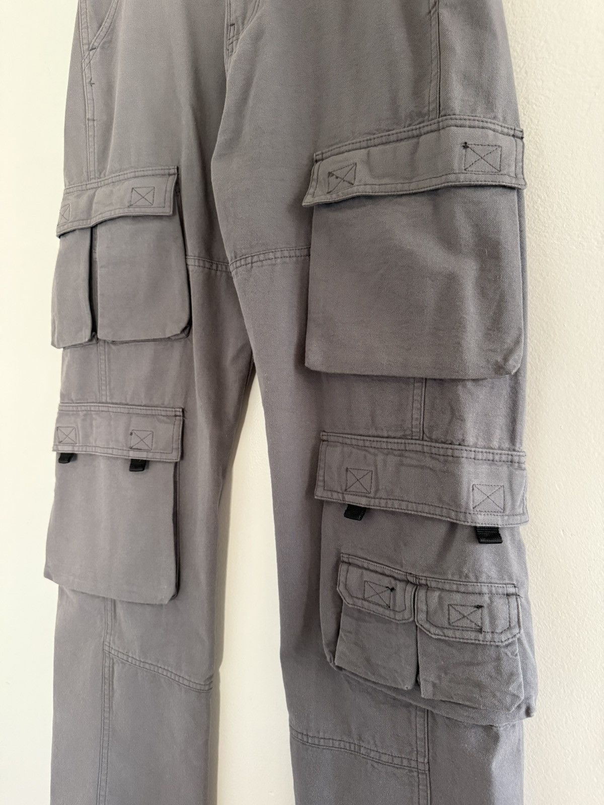 Martine Rose Martine Rose 11 Pocket Twist Seam Work Cargo Pants Gray Size US 30 / EU 46 - 11 Thumbnail