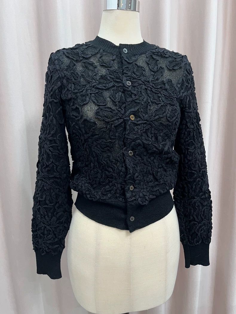 Other Comme Des Garcons Three-dimensional flower cardigan Size XS / US 0-2 / IT 36-38 - 3 Thumbnail