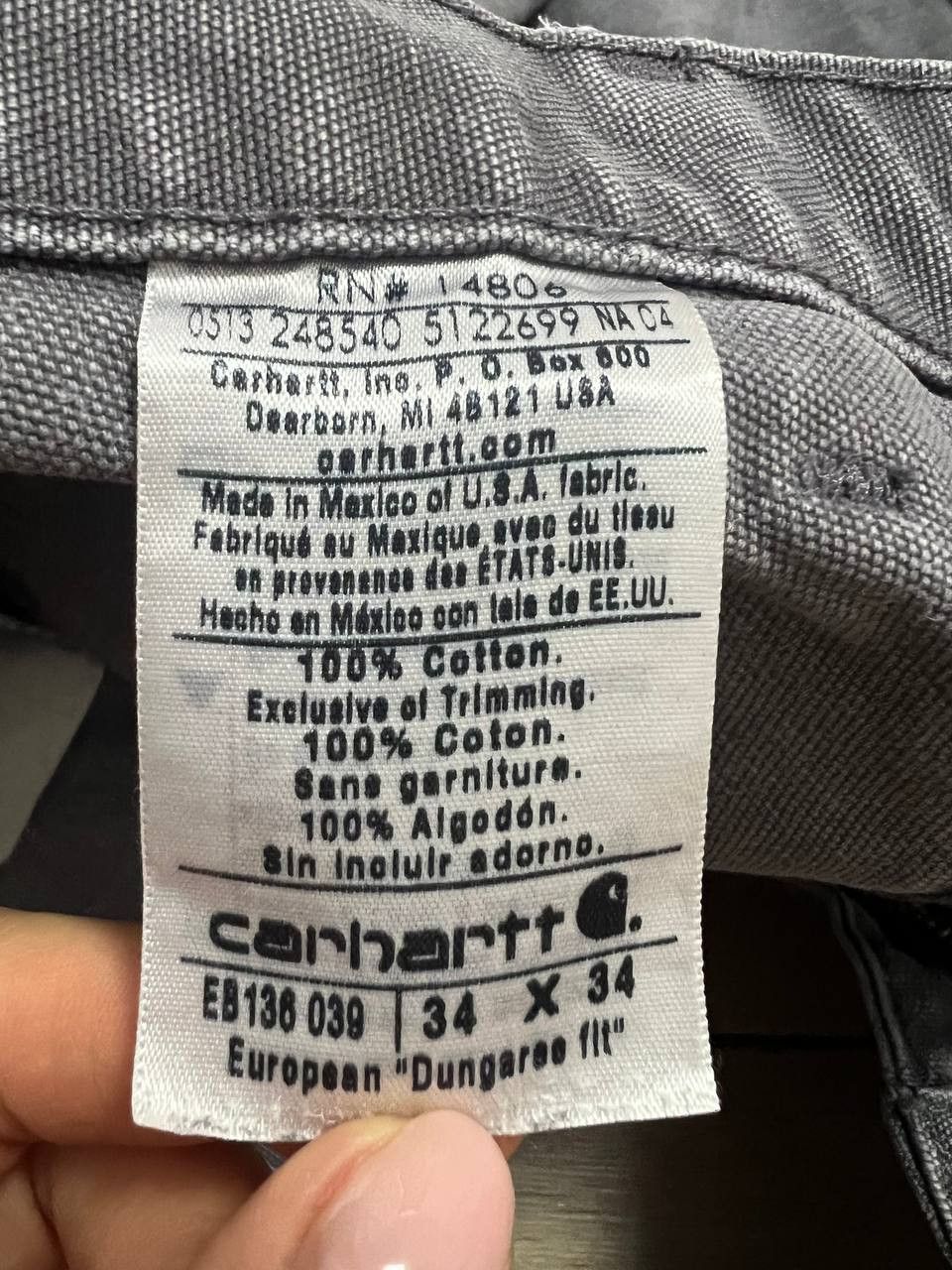 Carhartt Carhartt Double Knee eb136 34x34 Vintage Pants Trousers Work Size US 34 / EU 50 - 9 Thumbnail