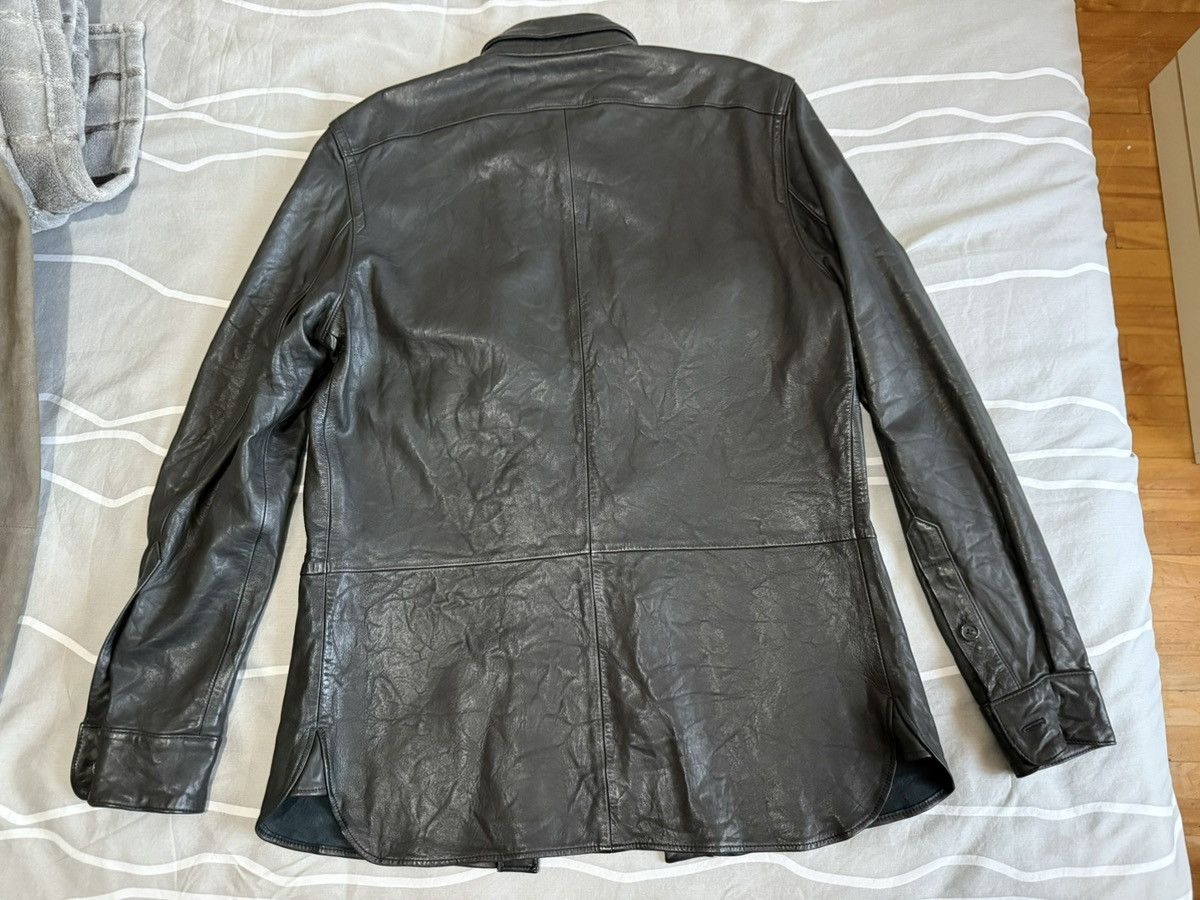 Ralph Lauren Ralph Lauren Black Leather Shirt Size US M / EU 48-50 / 2 - 11 Thumbnail