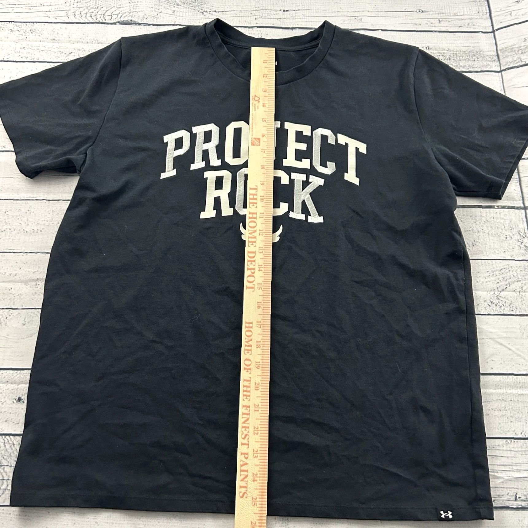 Under Armour Under Armour Project Rock Short Sleeve T Shirt Men S Black Size US S / EU 44-46 / 1 - 4 Thumbnail