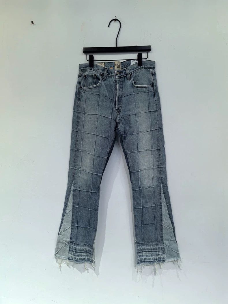 Gallery Dept. Gallery DeptGrid paneled flared jeans 2504-Nextarrow Size US 30 / EU 46 - 1 Thumbnail