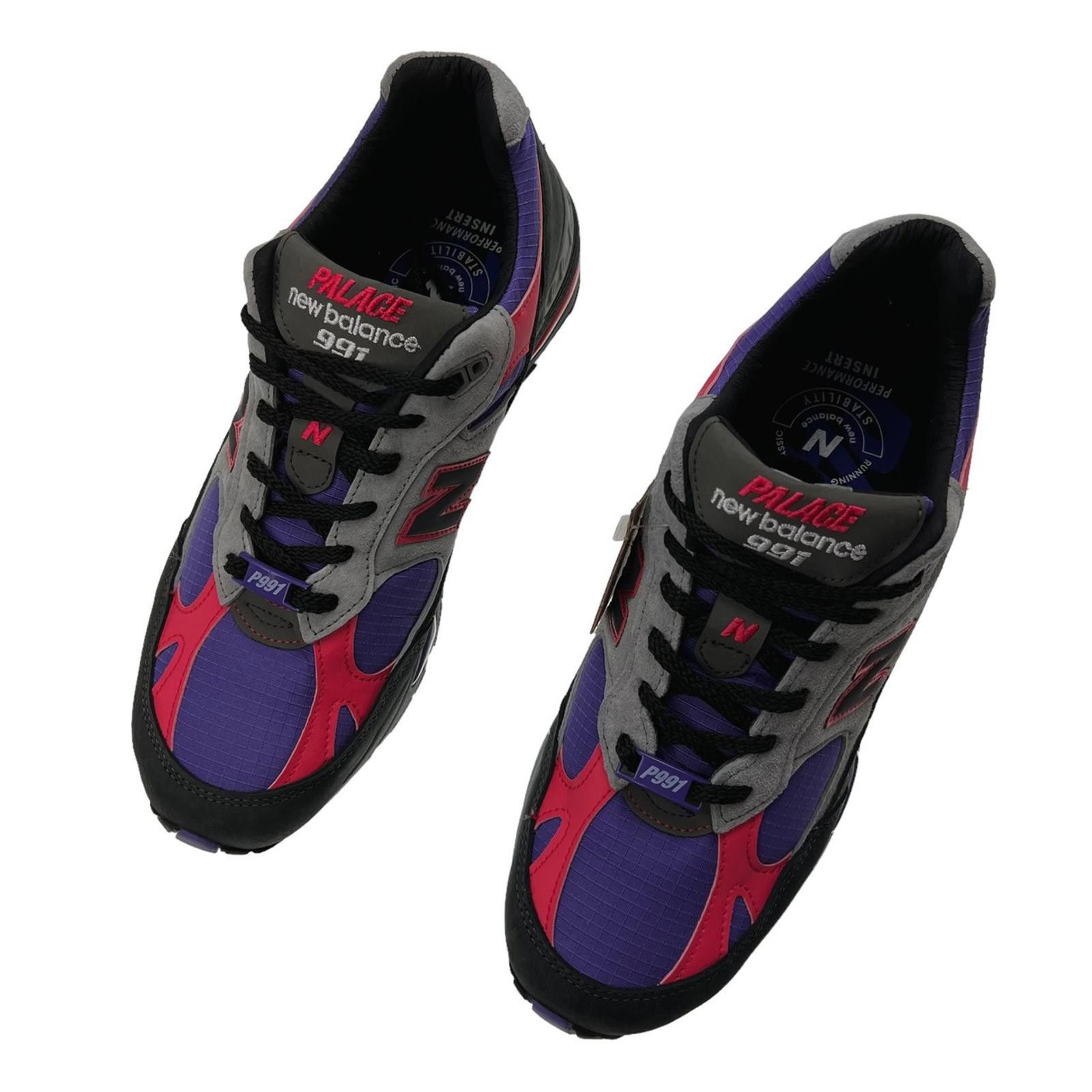 New Balance New Balance x Palace 991 MiUK Purple Size US 10 / EU 43 - 2 Thumbnail