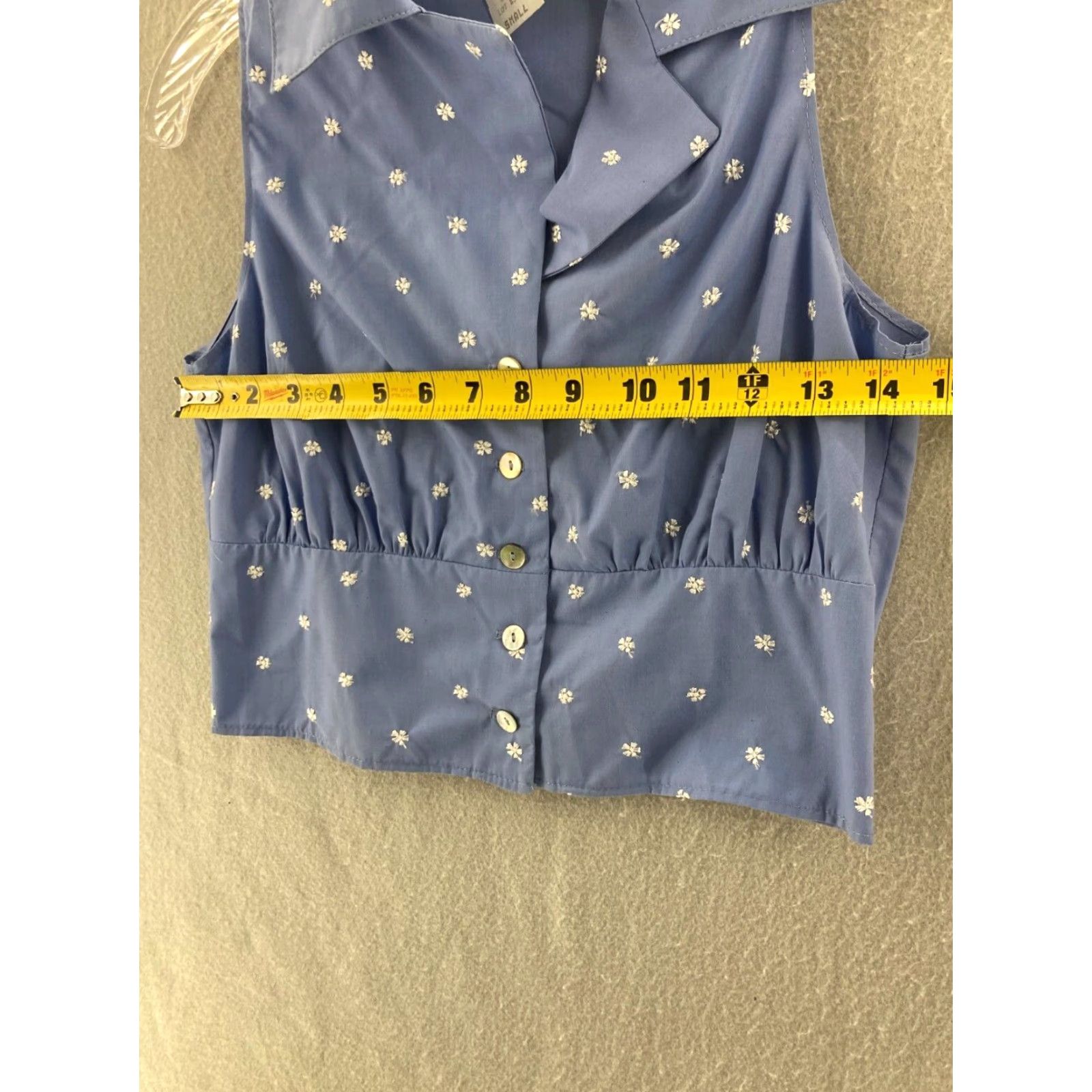 Vintage VINTAGE Blue Asphalt Blouse Womens Small Size S / US 4 / IT 40 - 2 Thumbnail