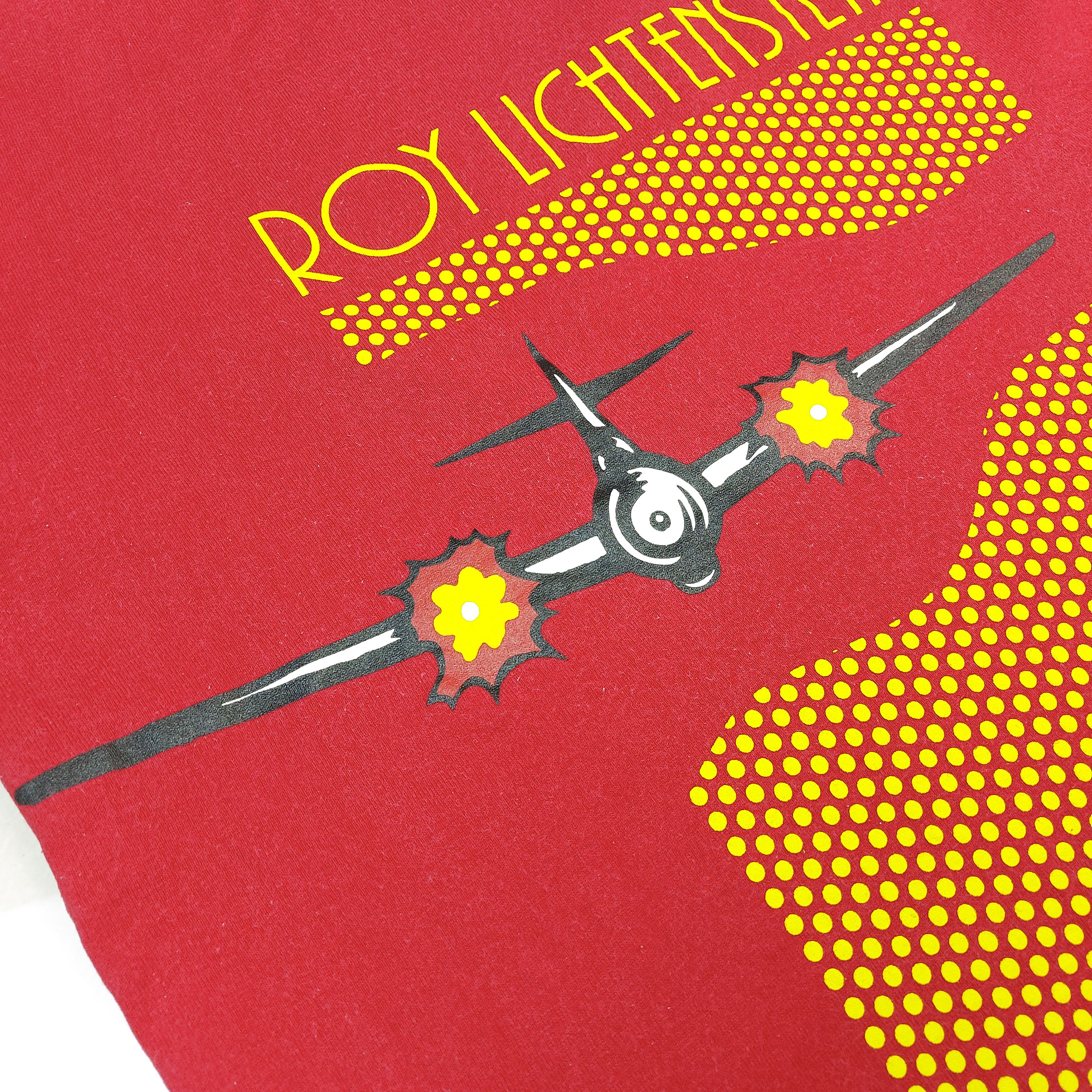 Uniqlo Vintage Y2K Roy Lichtenstein Airplane Pop Art TEE Size US L / EU 52-54 / 3 - 8 Thumbnail