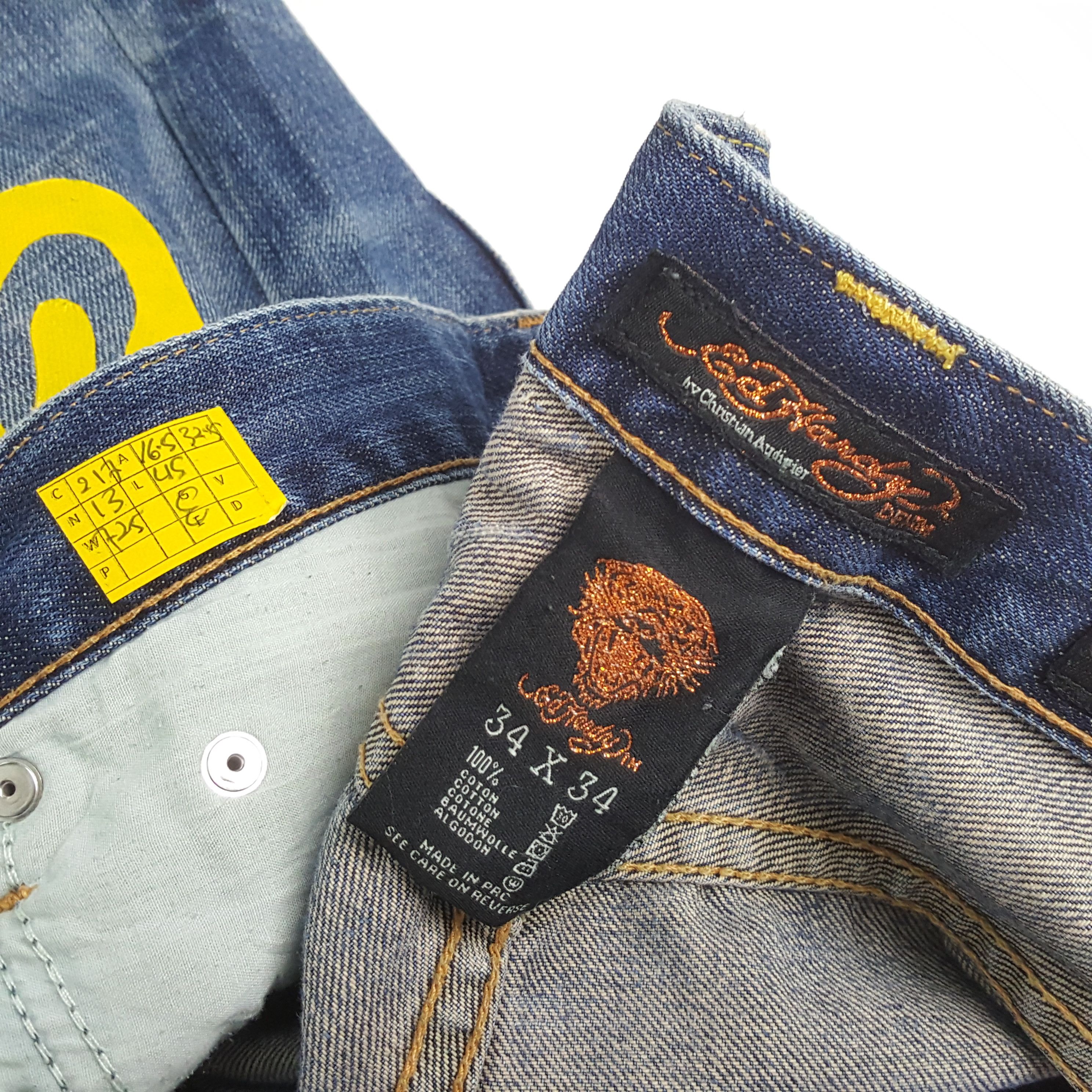 Christian Audigier × Ed Hardy × Vintage Vintage ED HARDY by CHRISTIAN AUDIGIER Designer Brand Jeans Size US 33 - 13 Thumbnail