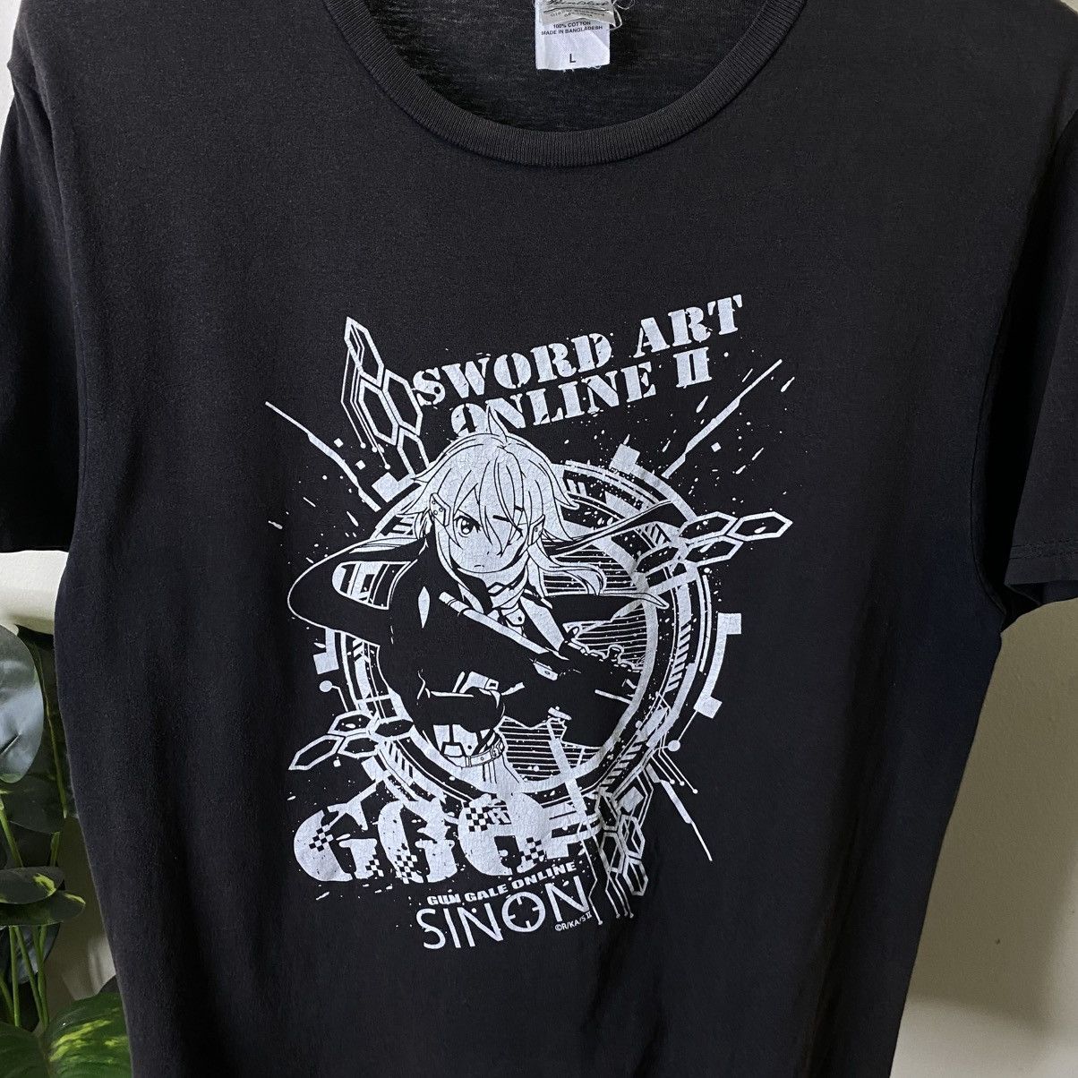Anime Sword Art Online Japanese Manga Series Fades Black T Shirt Size US M / EU 48-50 / 2 - 2 Thumbnail