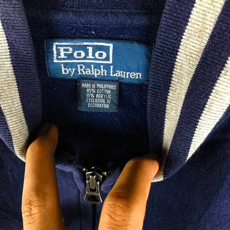 Polo Ralph Lauren × Vintage Vintage Polo Ralph Lauren Sweatshirt Varsity Style Size US L / EU 52-54 / 3 - 4 Thumbnail