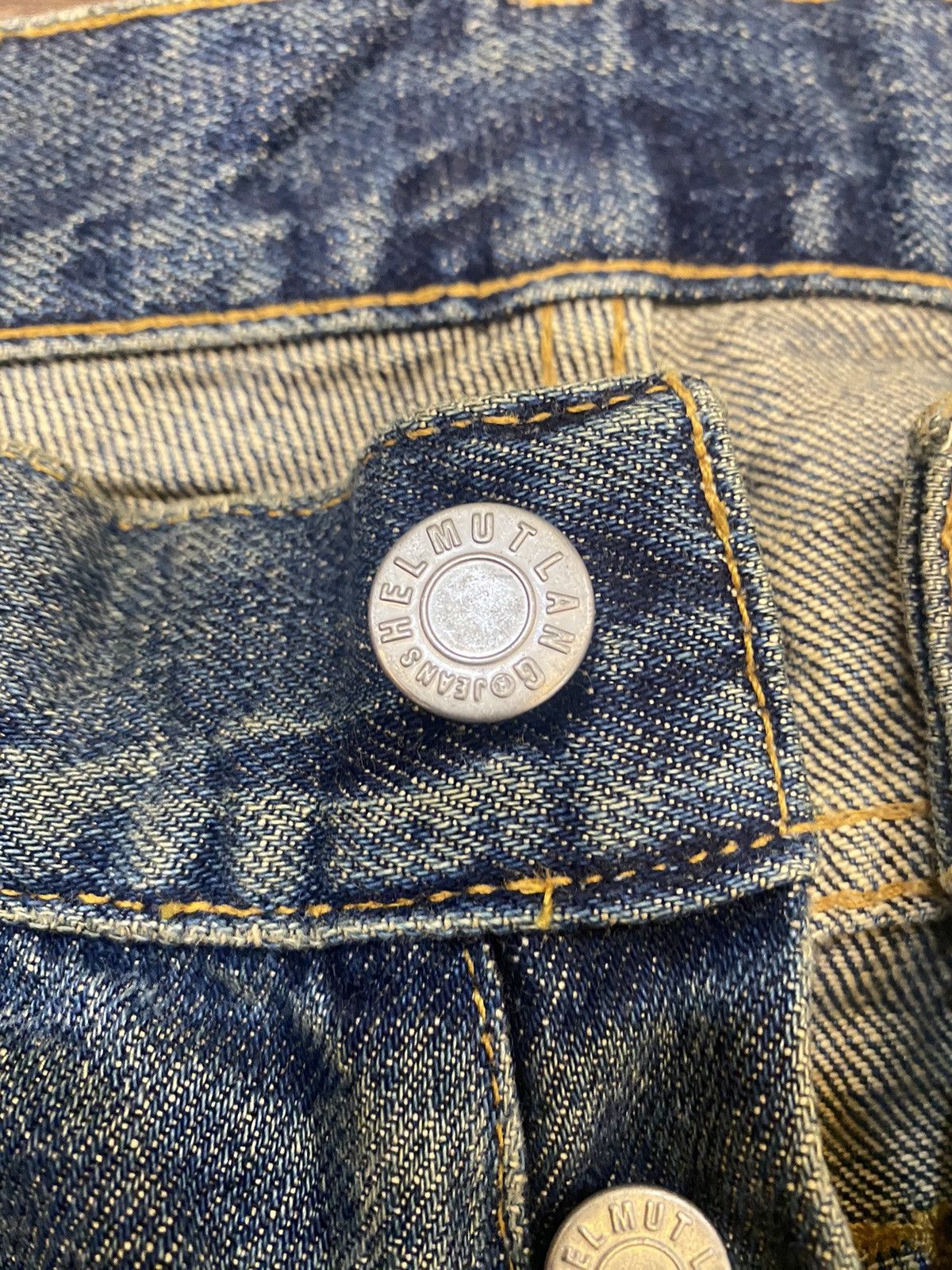 Helmut Lang × Jean × Vintage OG 1998 HELMUT LANG Splatted Painter Jeans Size US 31 - 5 Thumbnail