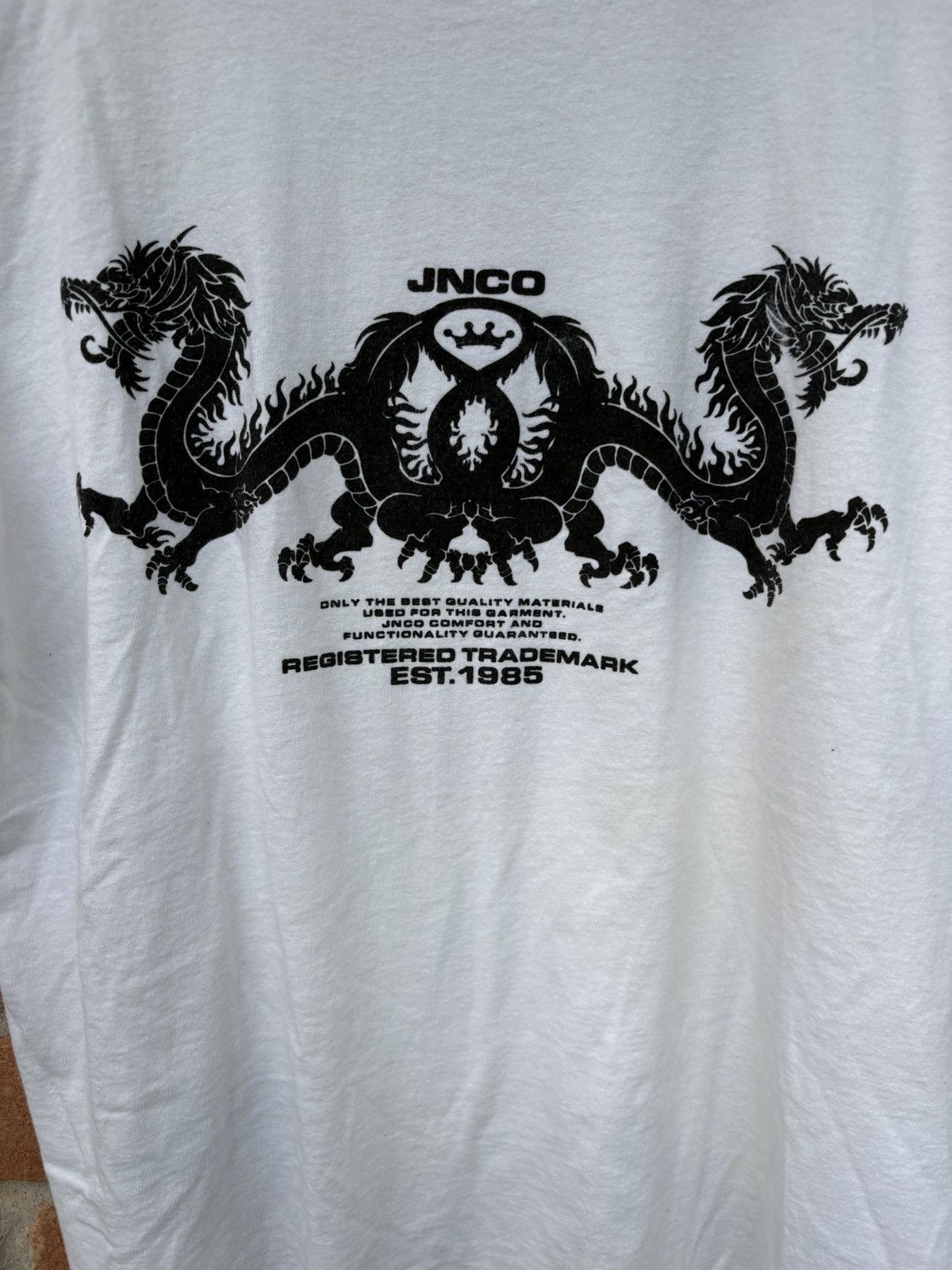 JNCO Vintage 90s JNCO Jeans Dragon Graphic T-Shirt Size US L / EU 52-54 / 3 - 5 Thumbnail