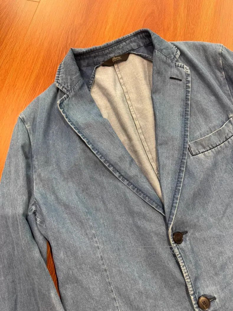 Brioni Brioni Denim Suit Size US S / EU 44-46 / 1 - 3 Thumbnail