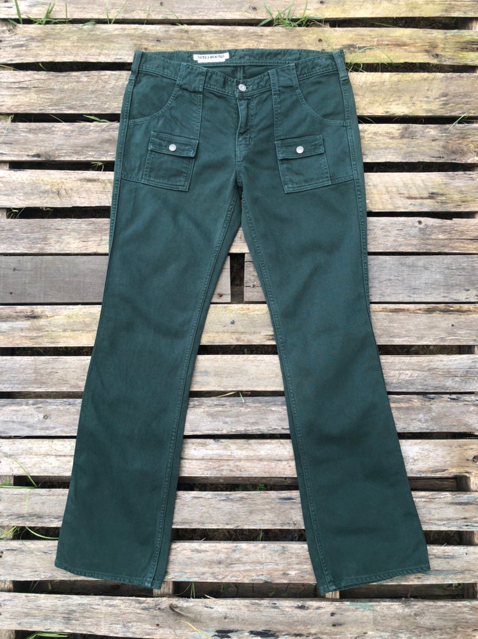 Japanese Brand × Spellbound × Vintage Vintage Spellbound Bootcut Bush Pants Size US 34 / EU 50 - 1 Thumbnail