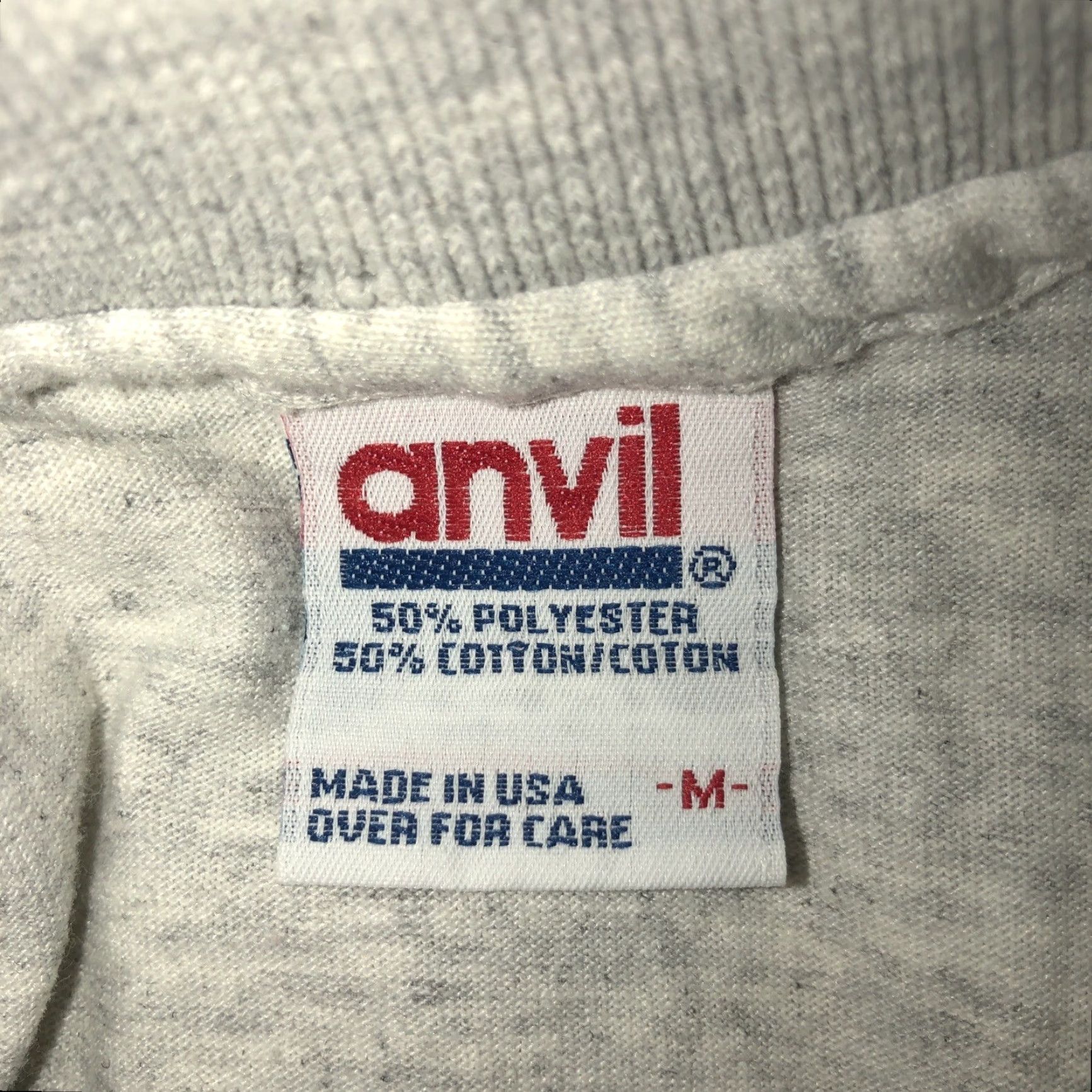Anvil VINTAGE Anvil Cherokee 180 ANVIL Polo Shirt Mens M USA Gray Short Sleeve Shirt Size US M / EU 48-50 / 2 - 4 Thumbnail