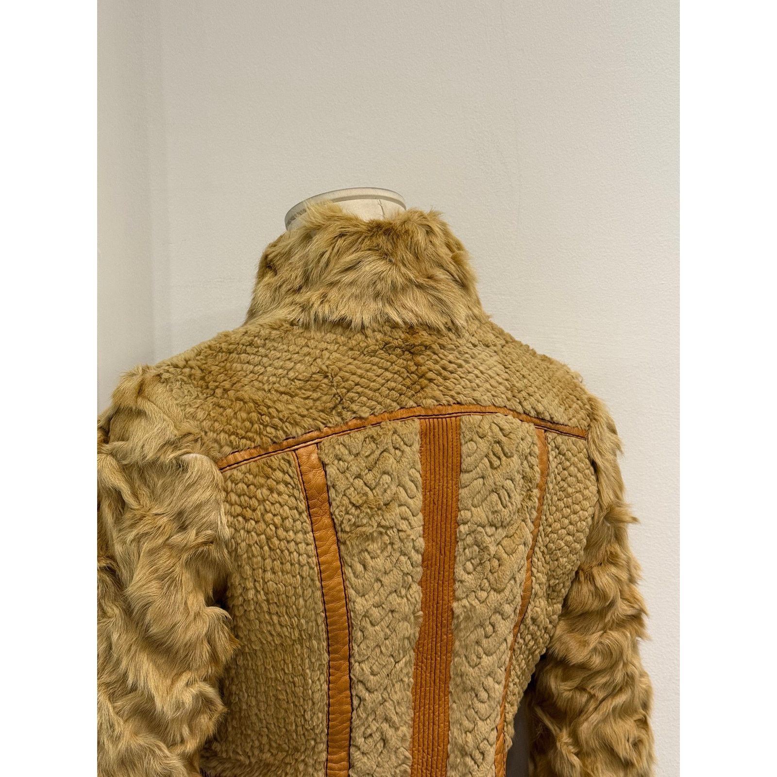 Roberto Cavalli F/W2008 Cavalli rabbit fur hybrid soldier jacket Size M / US 6-8 / IT 42-44 - 14 Thumbnail