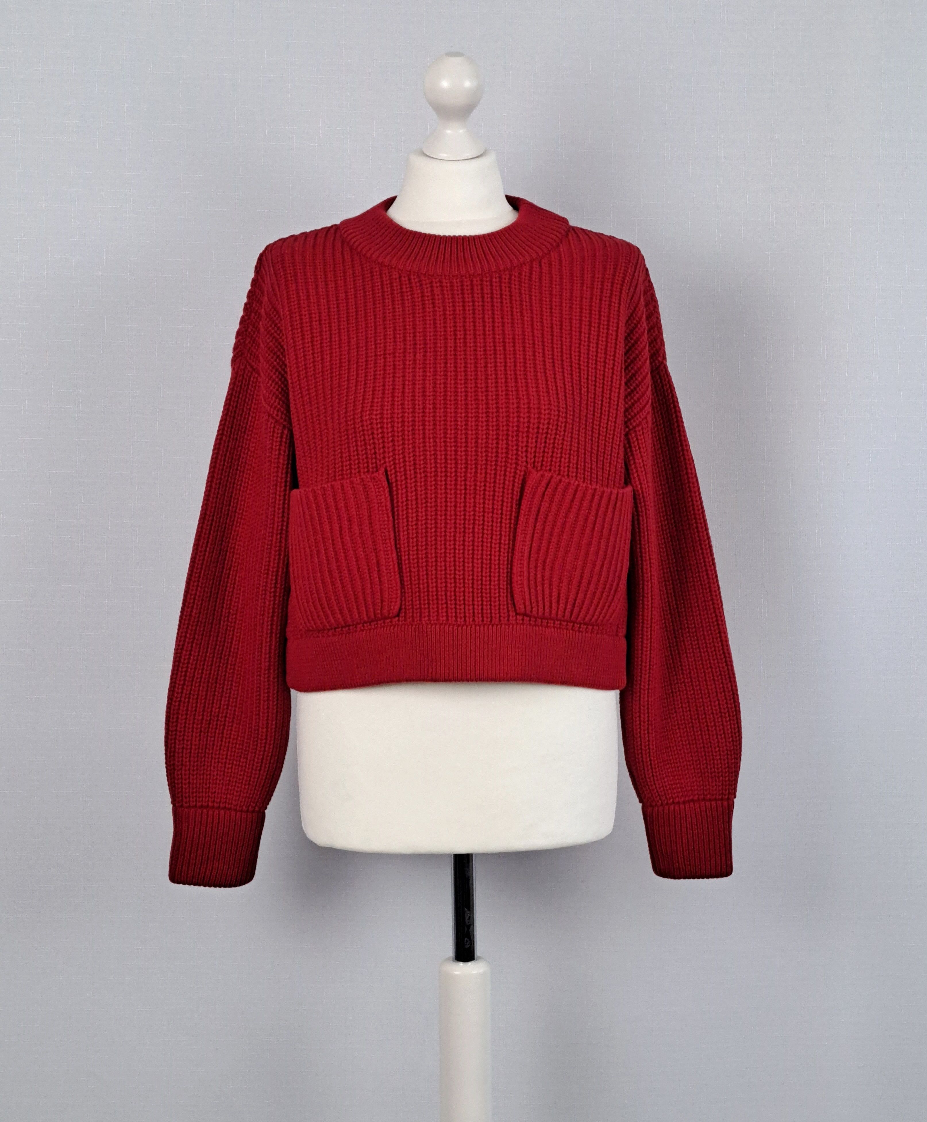 Philosophy di Lorenzo Serafini PHILOSOPHY Di Lorenzo Serafini cropped wool sweater. Size XS / US 0-2 / IT 36-38 - 2 Thumbnail