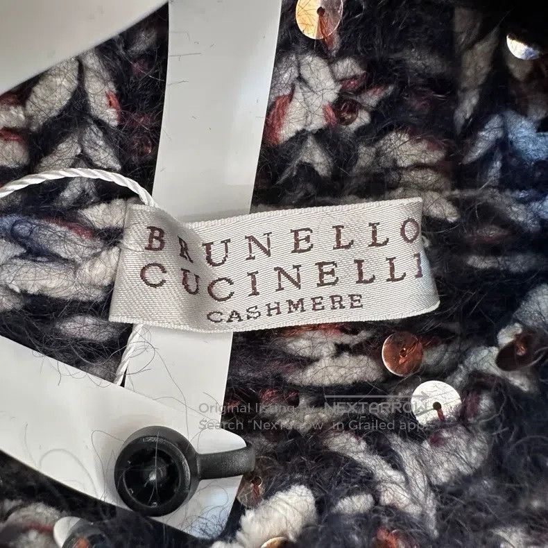 Brunello Cucinelli Brunello Cucinelli Sequined Knit Turtleneck Sweater Size L / US 10 / IT 46 - 3 Thumbnail