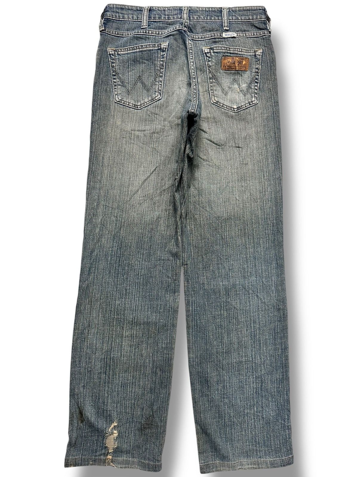 Wrangler Vintage Wrangler Authentic Western Jeans Straight & Mudwash Size US 30 / EU 46 - 3 Thumbnail