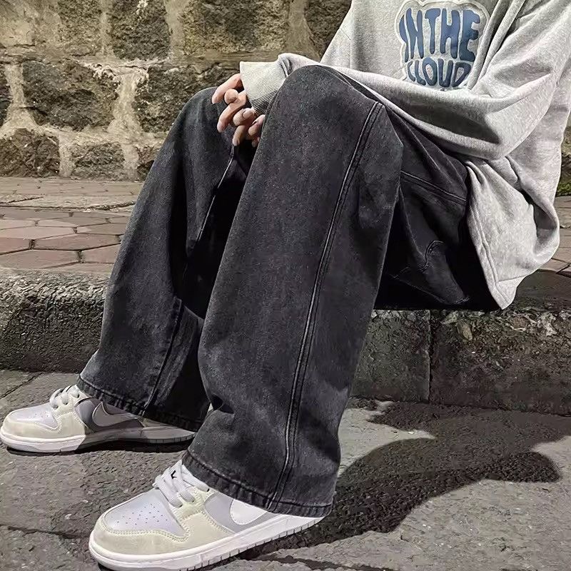 Other Washed Denim Pants - Y2K Wide Leg Skate Jeans Size US 28 / EU 44 - 2 Thumbnail