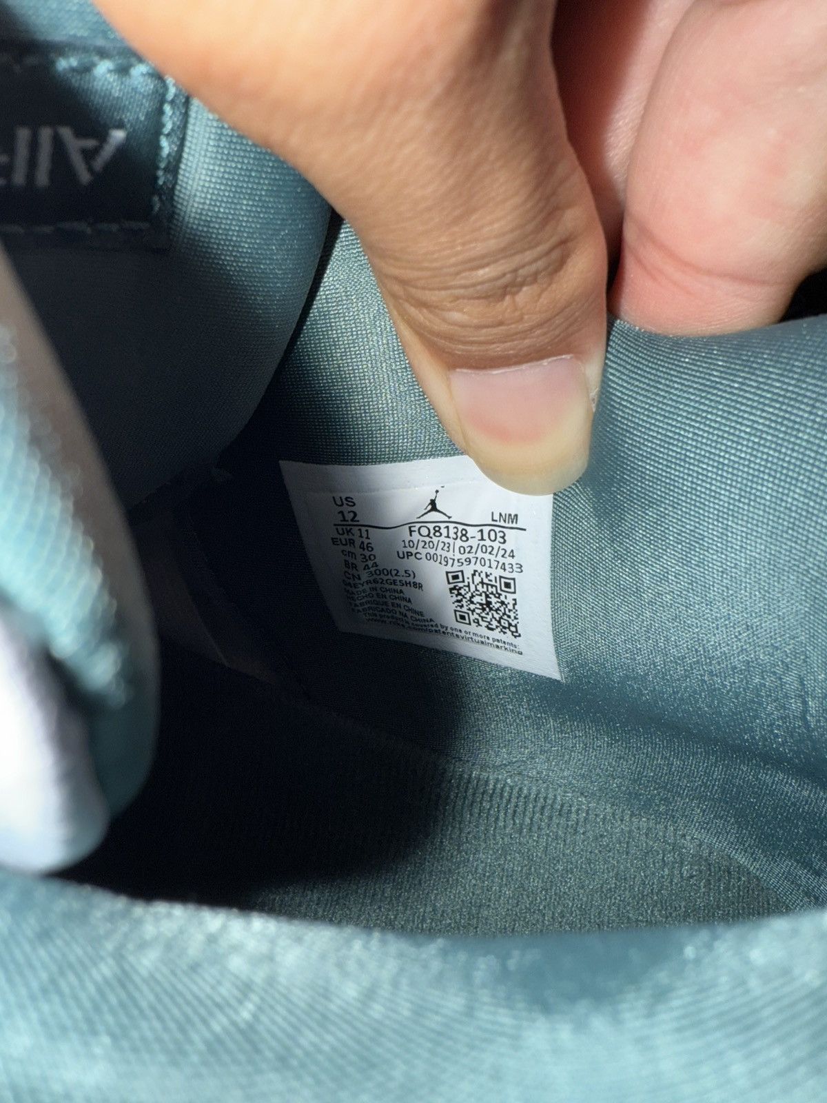 Jordan Brand Air Jordan 4 Retro Oxidized Green Size US 12 / EU 45 - 8 Thumbnail