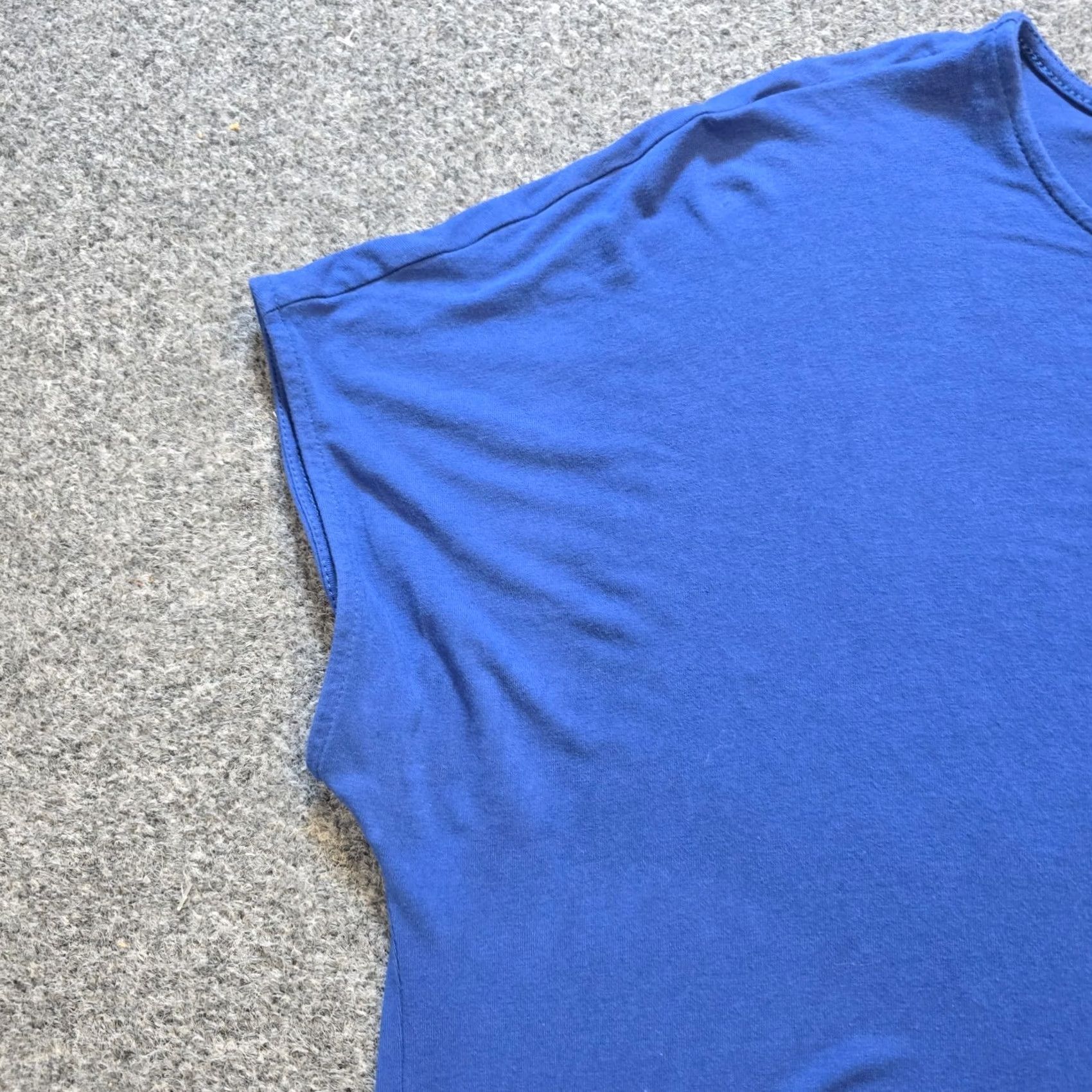 J. Jill J. Jill Top Women L Blue Boxy Stretch Wearever Short Sleeve Basic Shirt, Round Neck, Knit, Regular Fit, Casual Size L / US 10 / IT 46 - 4 Thumbnail