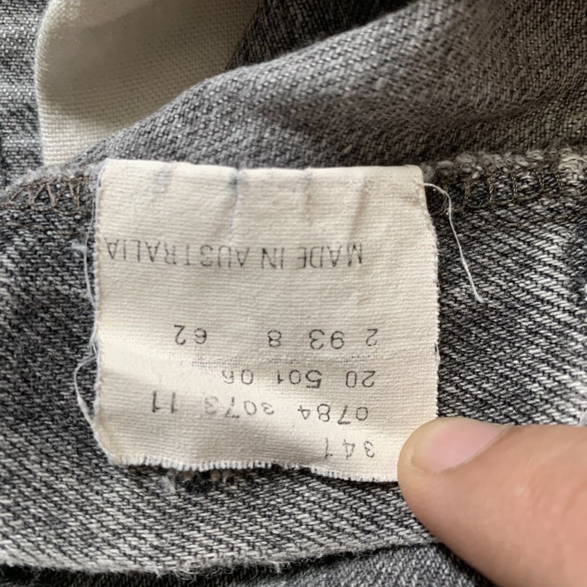 Levi's VINTAGE 1993 LEVI'S 501 DENIM JEANS Size 36" / US 14 / IT 50 - 4 Thumbnail