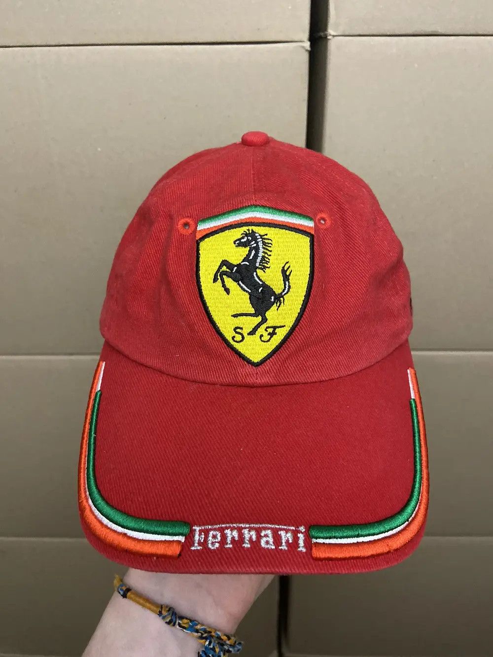 Ferrari VINTAGE FERRARI RACING CAP DAD HUBLOT HAT Y2K FORMULA UNO F1 Size ONE SIZE - 7 Thumbnail