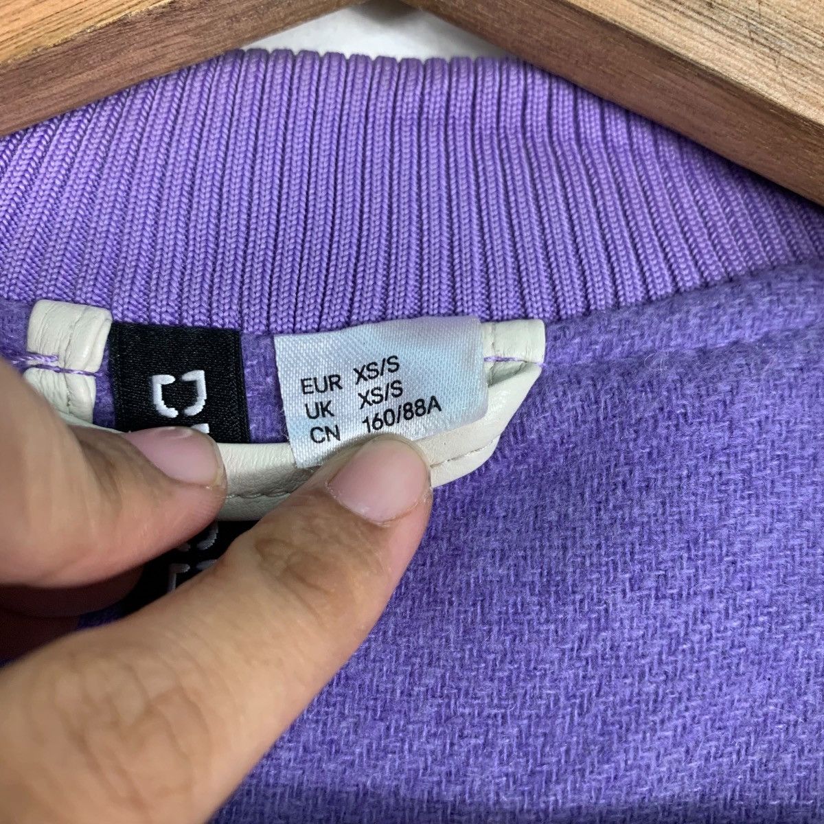 Divided DIVIDED Purple Oversize Varsity Jacket #0530-C24 Size US XS / EU 42 / 0 - 14 Thumbnail