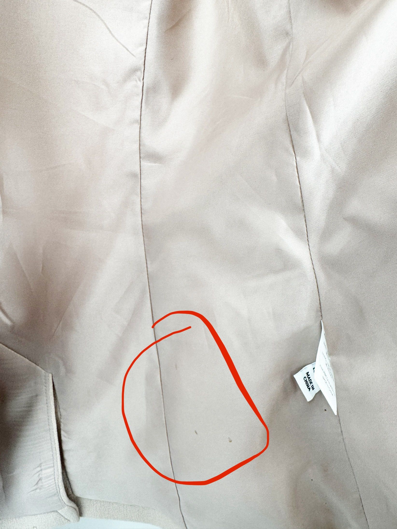 Other Rebecca Vallance Beige Blazer Gold Buttons Cutout Sleeves Size XS / US 0-2 / IT 36-38 - 7 Thumbnail
