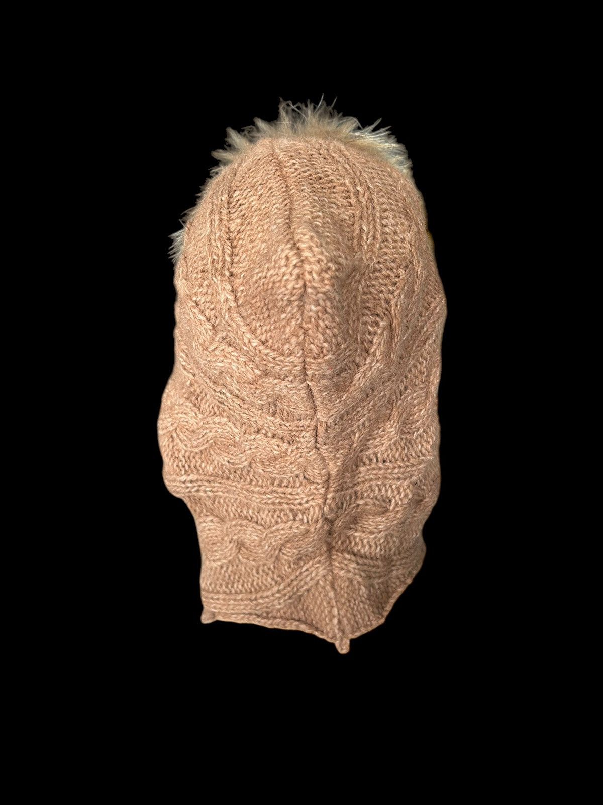Kapital Balaclava Japanese Style Knitted Fur Big Beanie Rare🎌☠️☠️ Size ONE SIZE - 5 Thumbnail