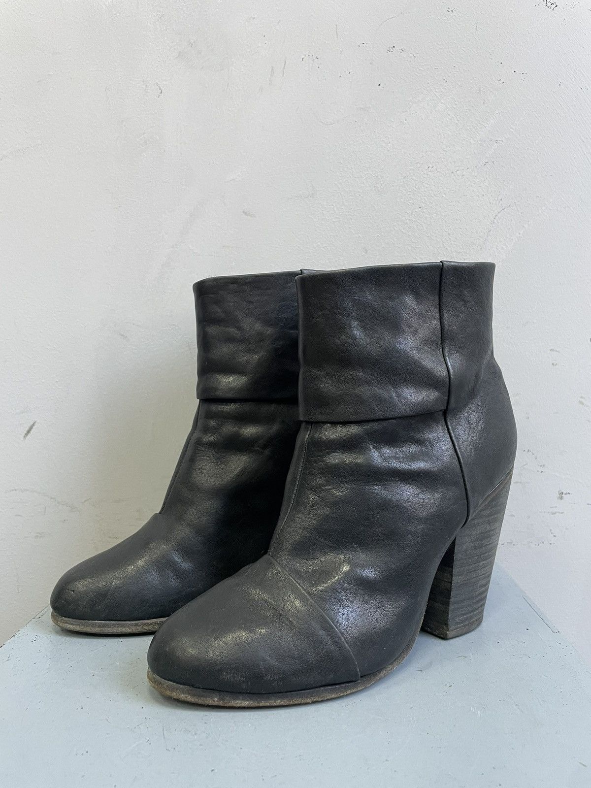 Rag & Bone Rag & Bone leather ankle boots vintage y2k rick owens style Size US 6 / IT 36 - 1 Thumbnail
