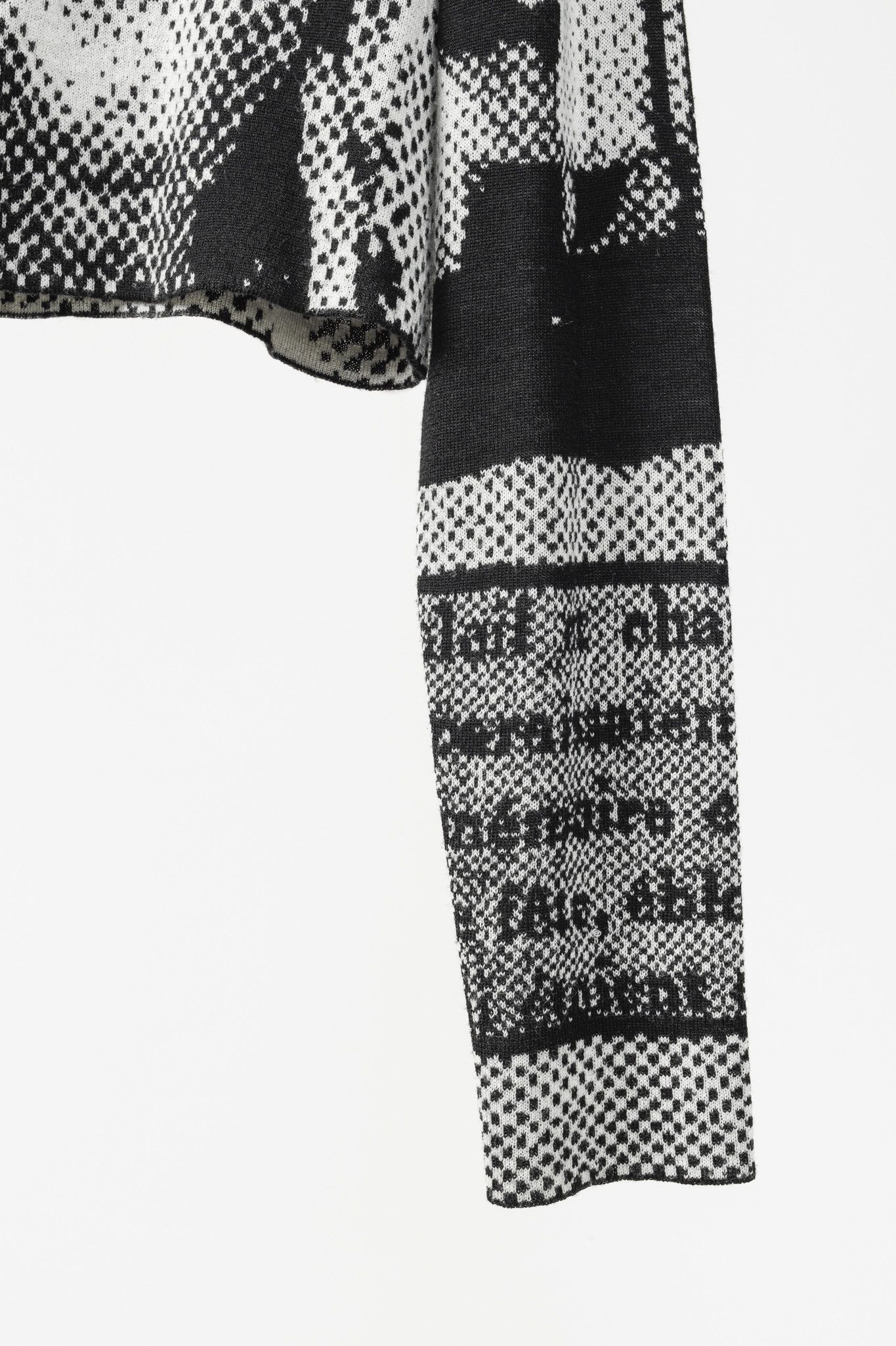 Rundholz Rundholz Black Label Graphic Print Cropped Cardigan Size L / US 10 / IT 46 - 6 Thumbnail