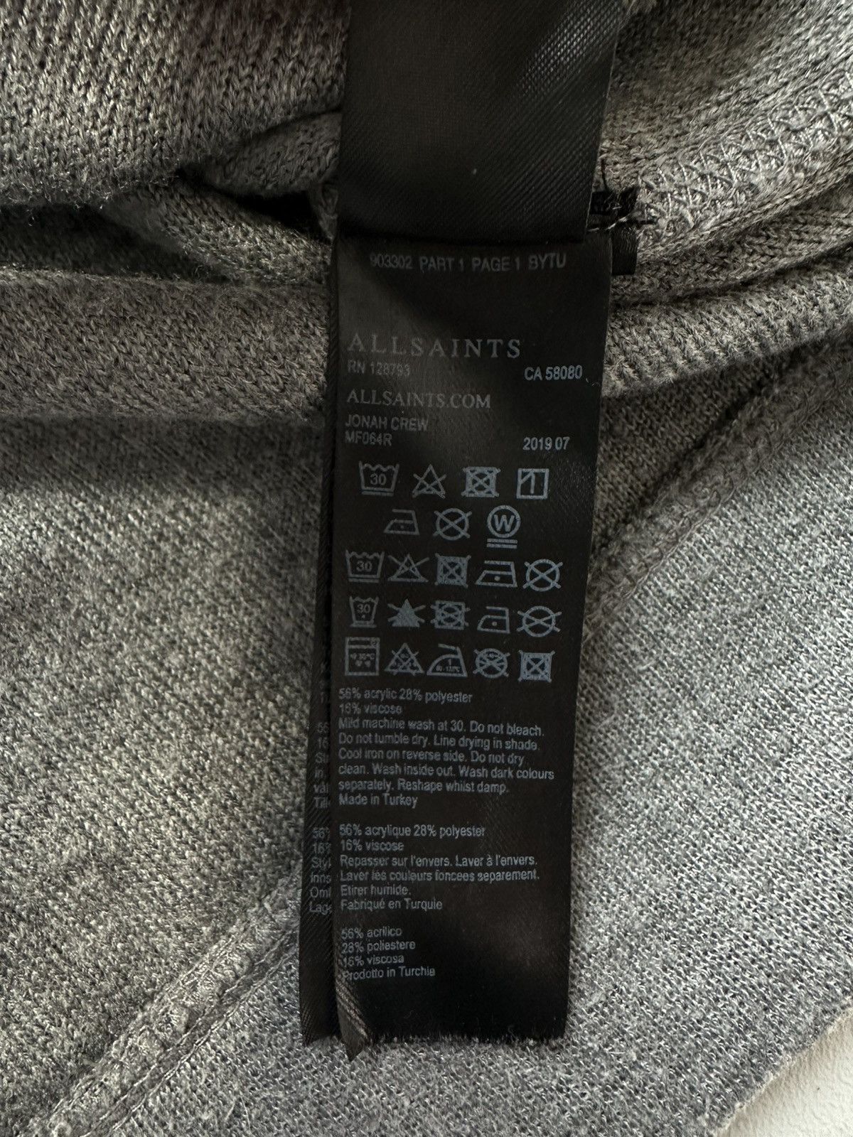 Allsaints AllSaints Johan Sweater Jumper Streetwear Size US L / EU 52-54 / 3 - 11 Thumbnail