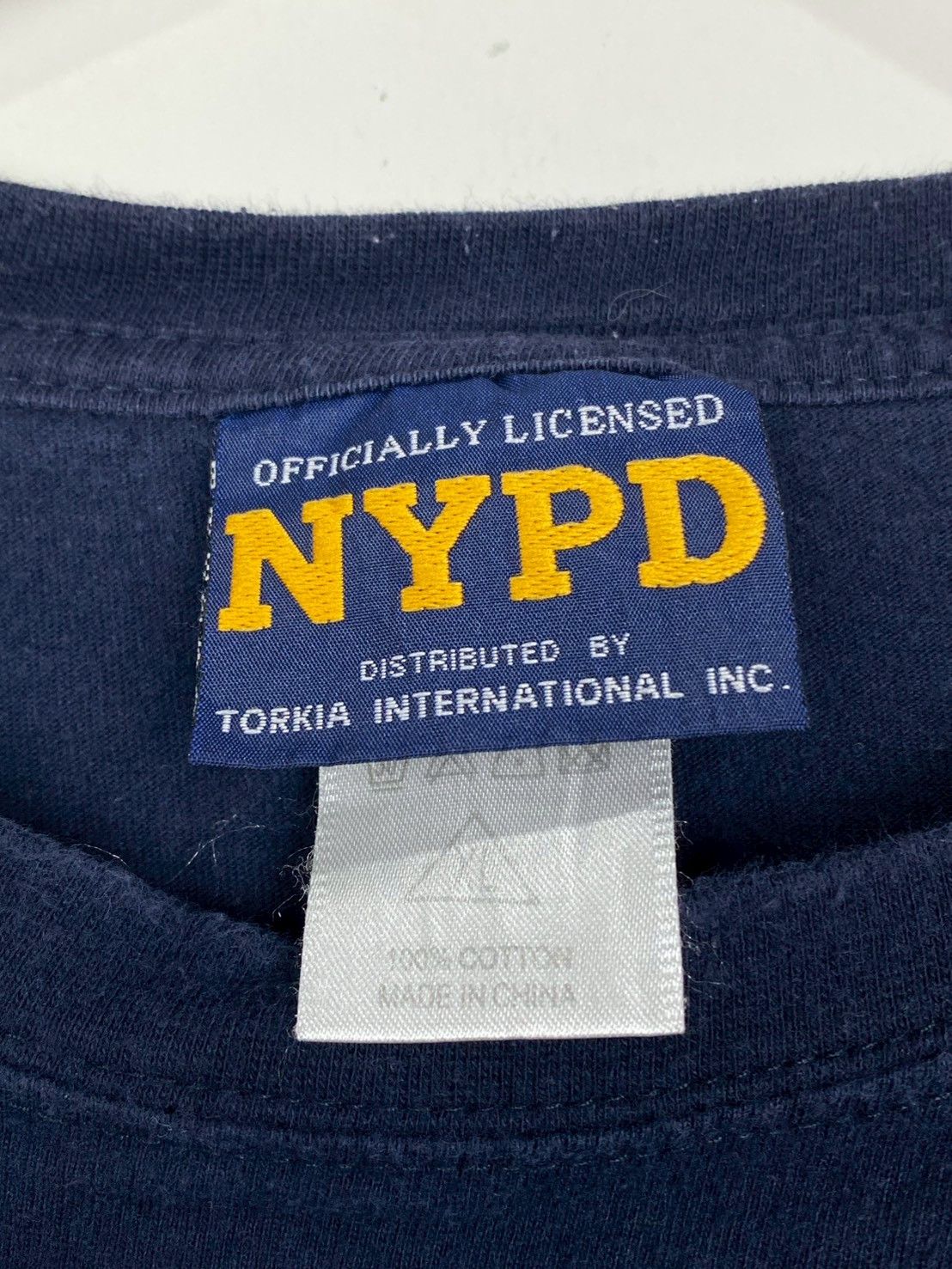 Vintage Vintage NYPD T-Shirts XL DO2258 Size US XL / EU 56 / 4 - 3 Thumbnail