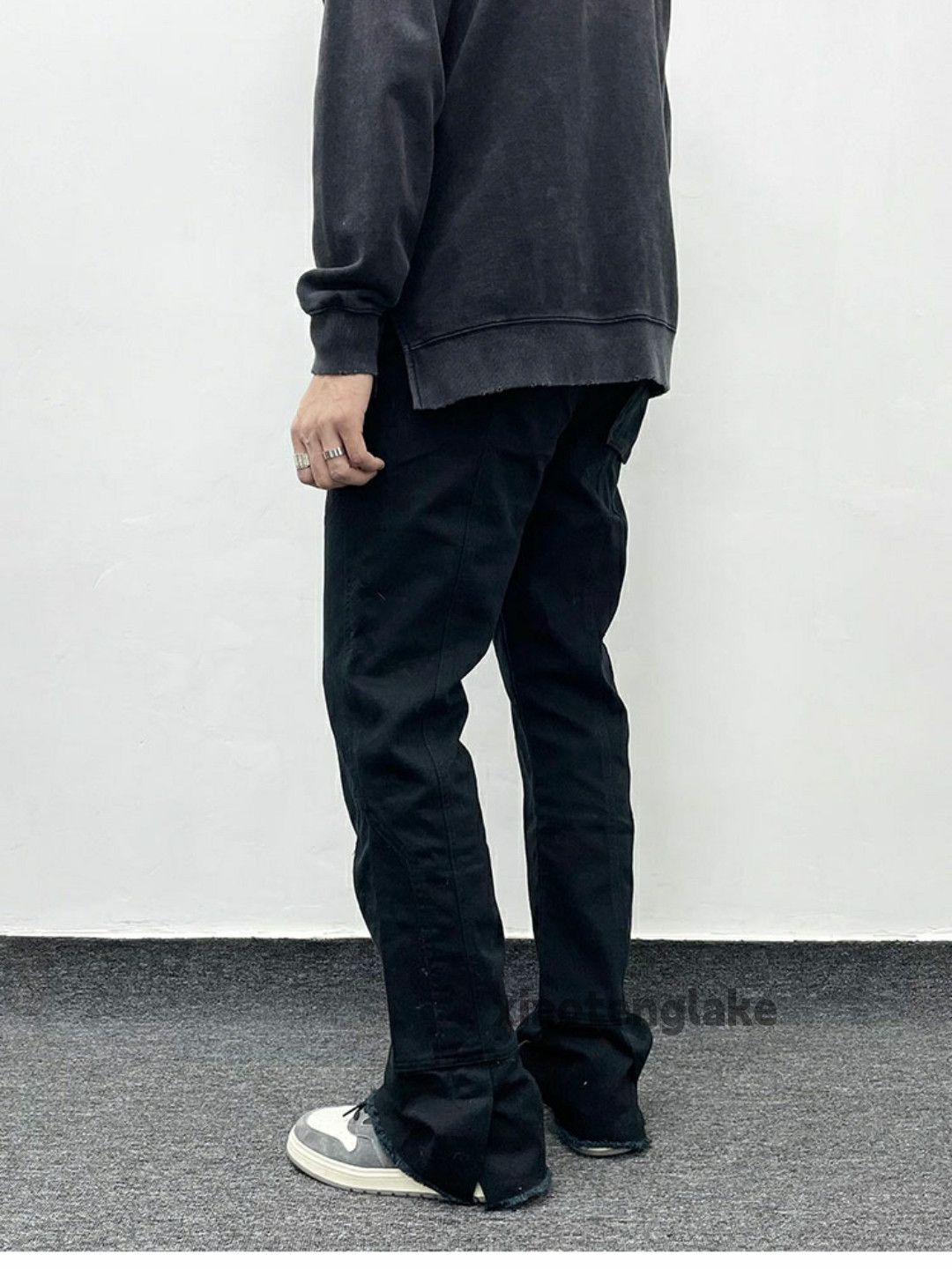 Designer × Japanese Brand × Vintage utility outdoor patchwork punk yuppie flared pants Size US 32 / EU 48 - 5 Thumbnail