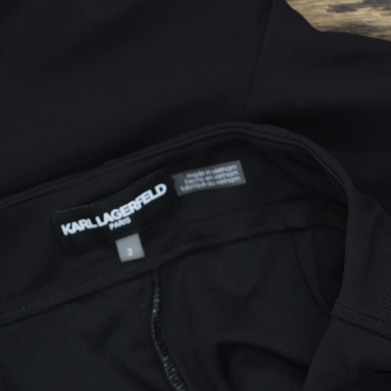 Karl Lagerfeld Nwt Karl Lagerfeld Paris Dress Suit Pants L3tk7248 Black 2 Size 26" / US 2 / IT 38 - 6 Thumbnail