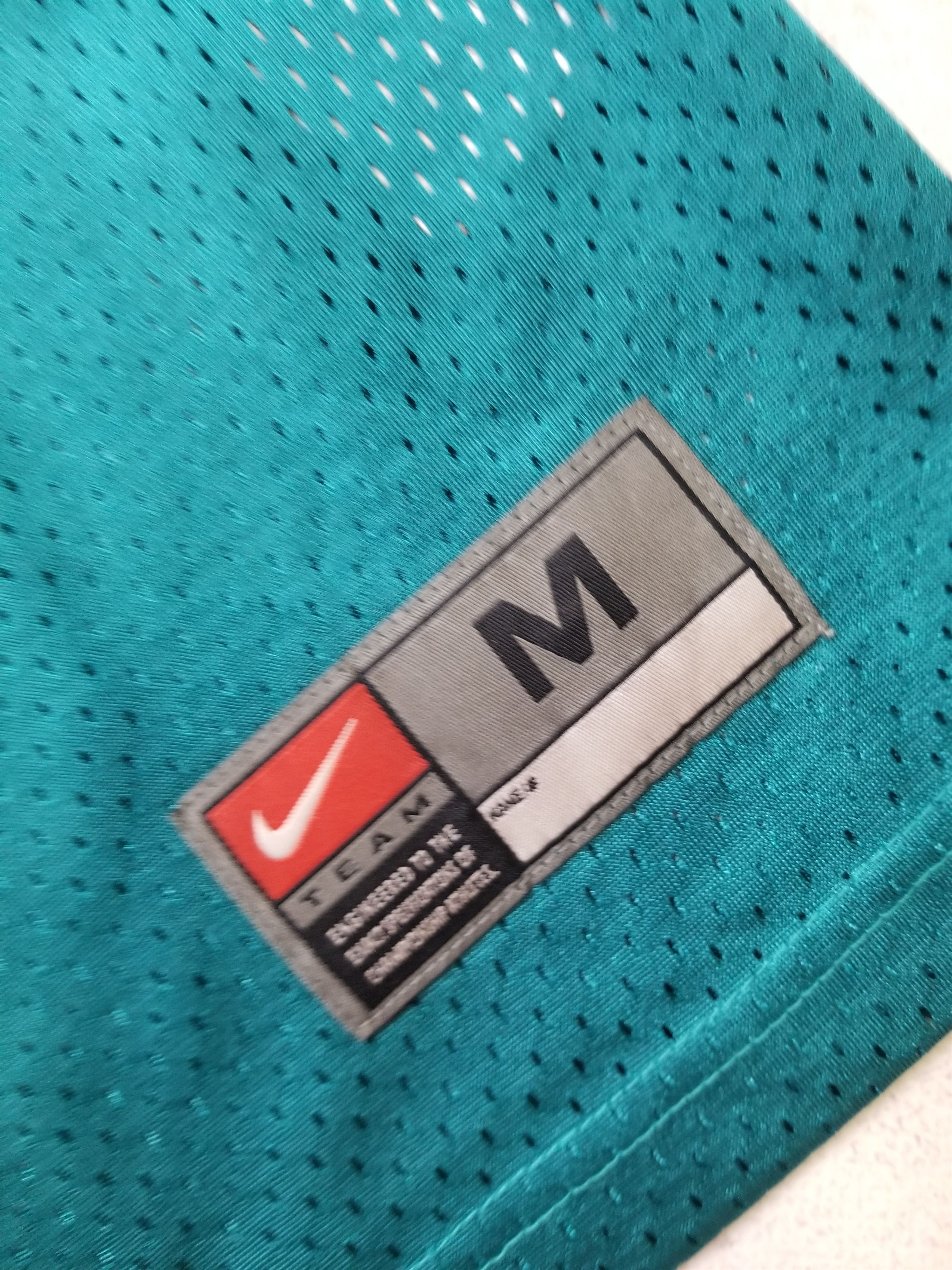 Nike VTG 90s Nike Zach Thomas Miami Dolphins NFL Teal Aqua Jersey Size US M / EU 48-50 / 2 - 18 Thumbnail